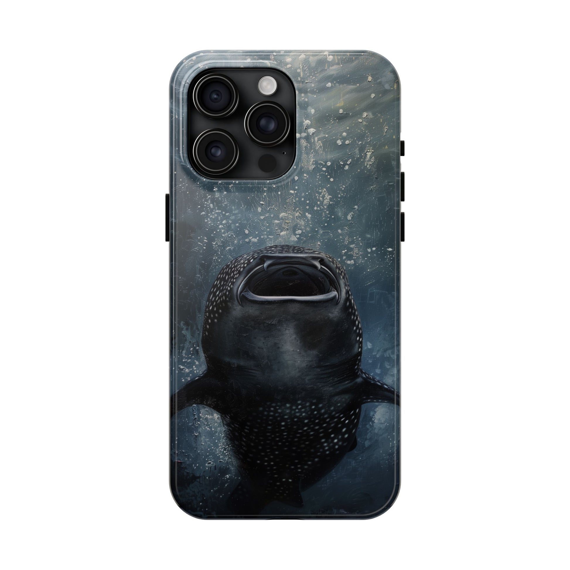 Rising Majesty: Whale Shark Feeding Tough Phone Case