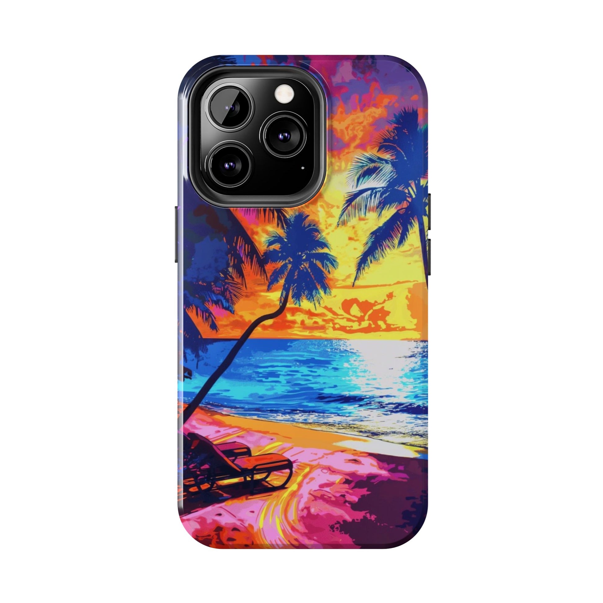 Sunset Bliss: Lisa Frank Style Phone Case