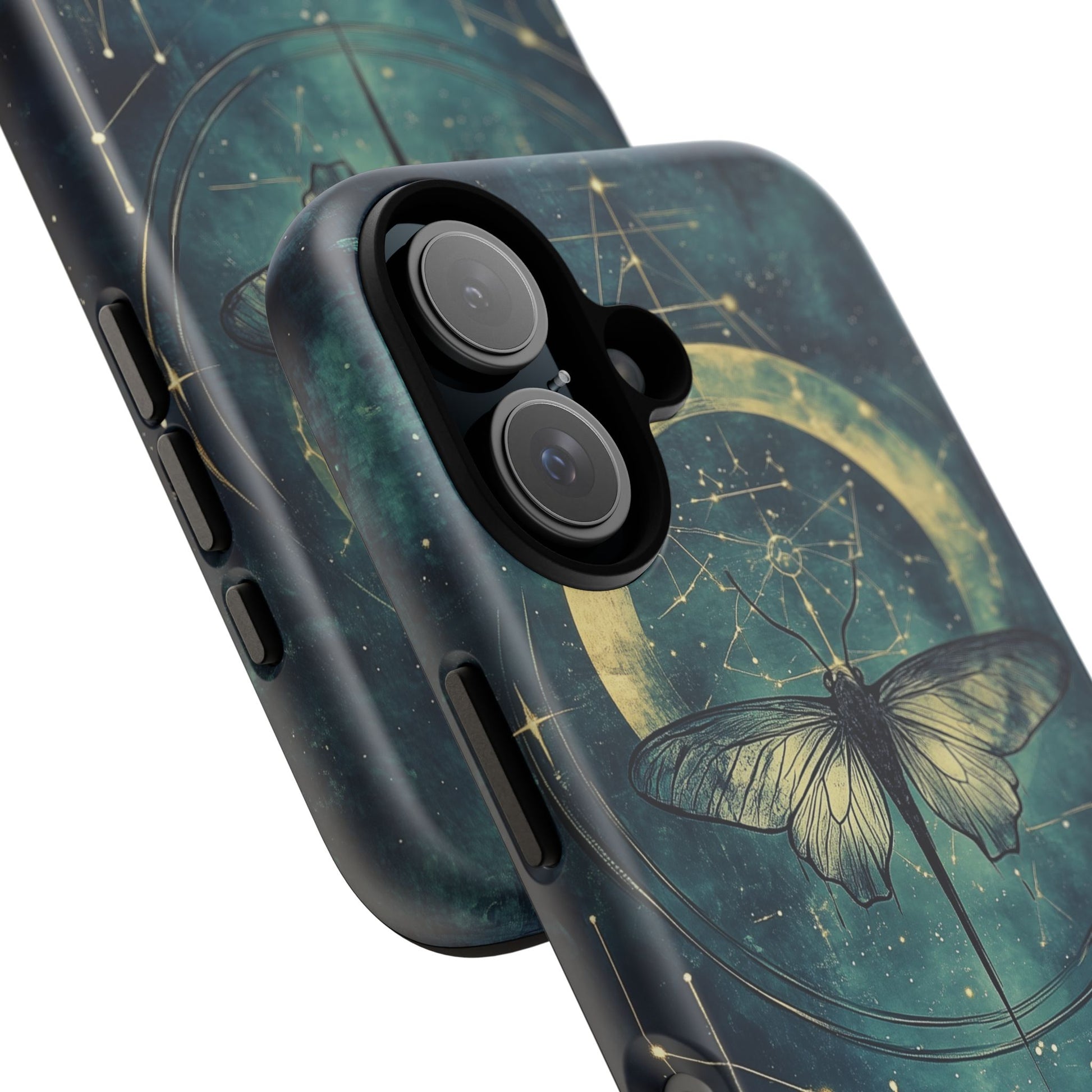 Celestial Dark Academia Phone Case Magical Moth Astrology Witchcraft Esoteric Entomology Nature Art iPhone 13 14 15 16 Pro Max Samsung Pixel