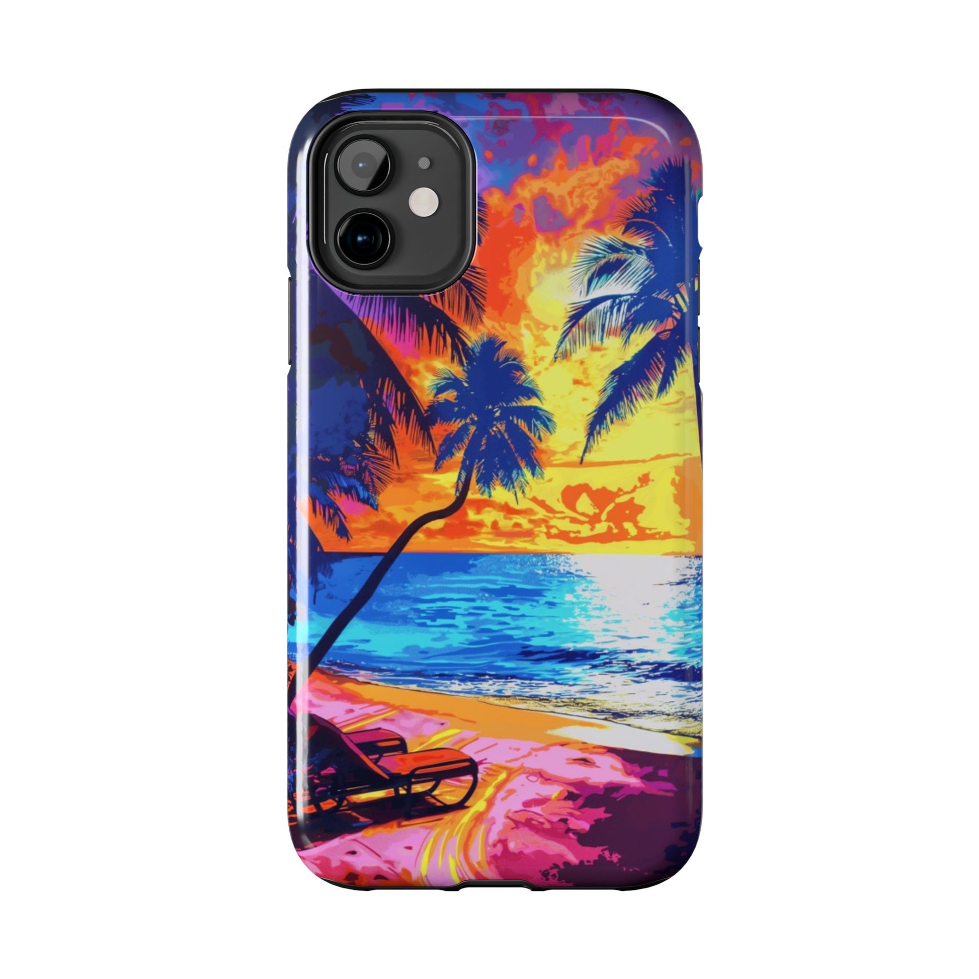Sunset Bliss: Lisa Frank Style Phone Case