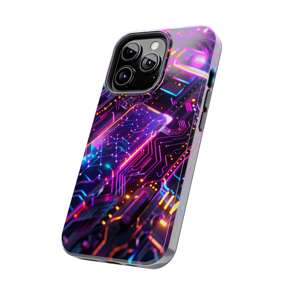 Circuit Board Phone Case, Futuristic Circuit Phone Case, High-Tech Gift, Custom Sci-Fi Phone Case, iphone 15 pro max