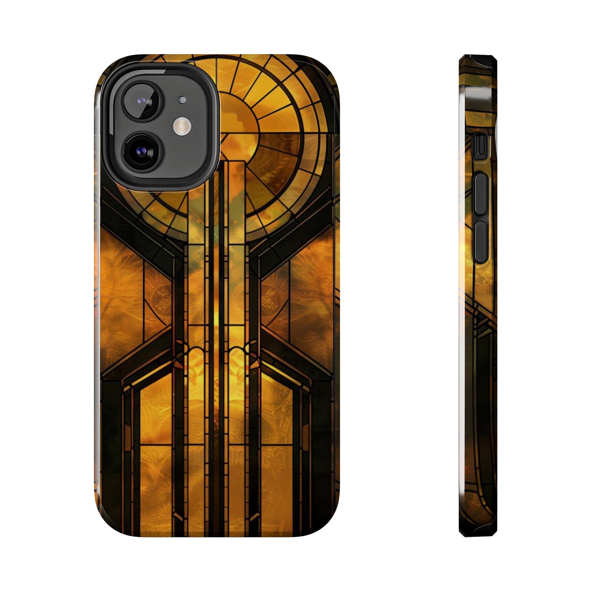 Durable Noir Art Deco Golden Design iPhone Cover - Stylish and Protective Phone Case on Etsy - Art Deco Gift