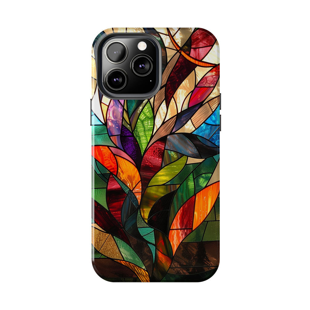 Frank Lloyd Wright Inspired Stained Glass Phone Case, Artistic iPhone Case, Architectural Design, Art Deco iphone Case, iphone 15 pro max