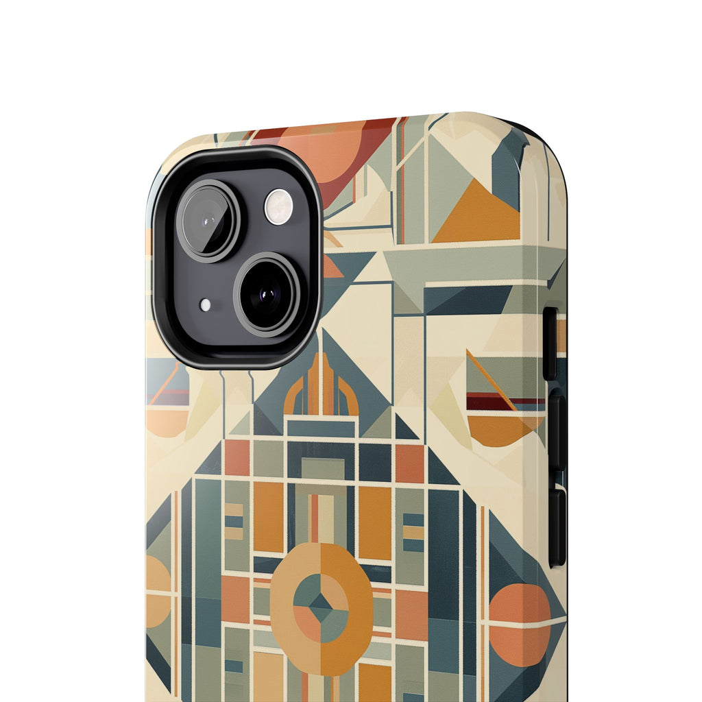 Diamond Frank Lloyd Wright Inspired Phone Case - Geometric Elegance for iPhone Models