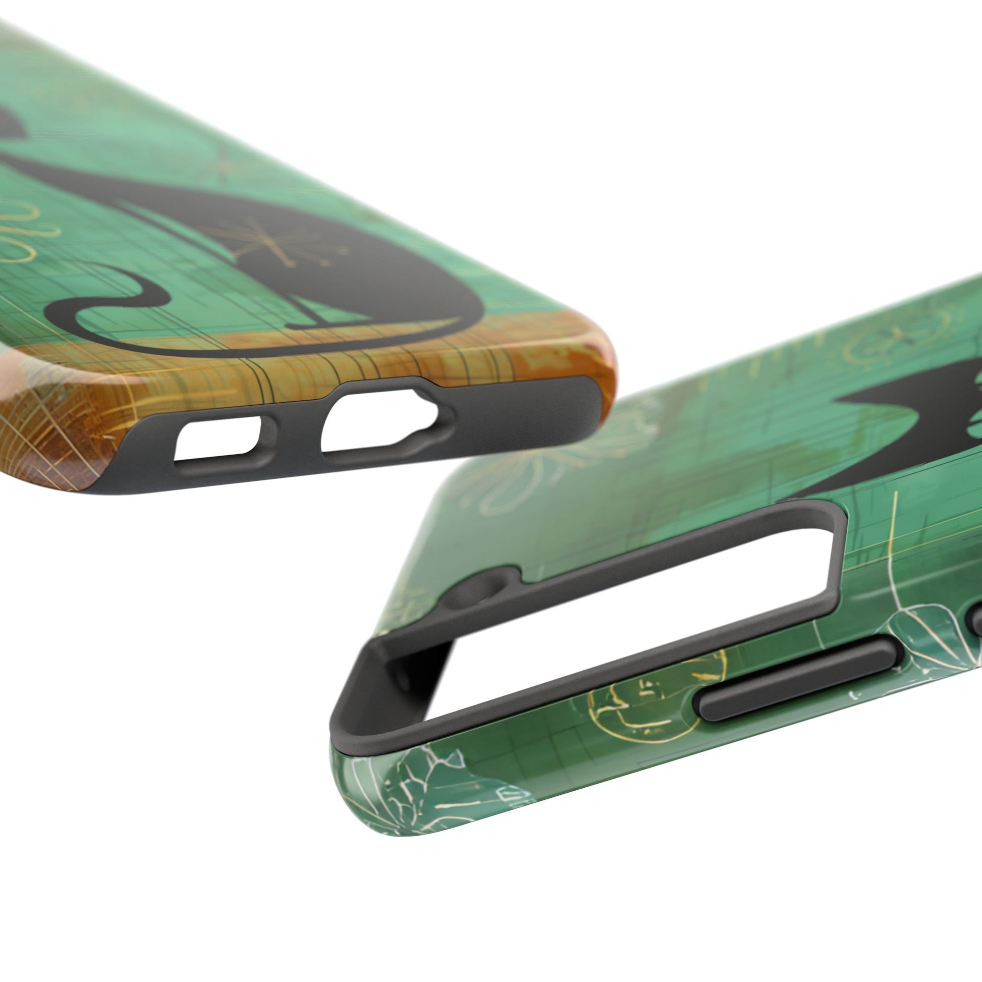 Mid-Century Modern Phone Case-Case, Mid Mod iPhone Case, Atomic Cats iPhone Case, Retro Chic Smartphone Cover, Unique Phone Case