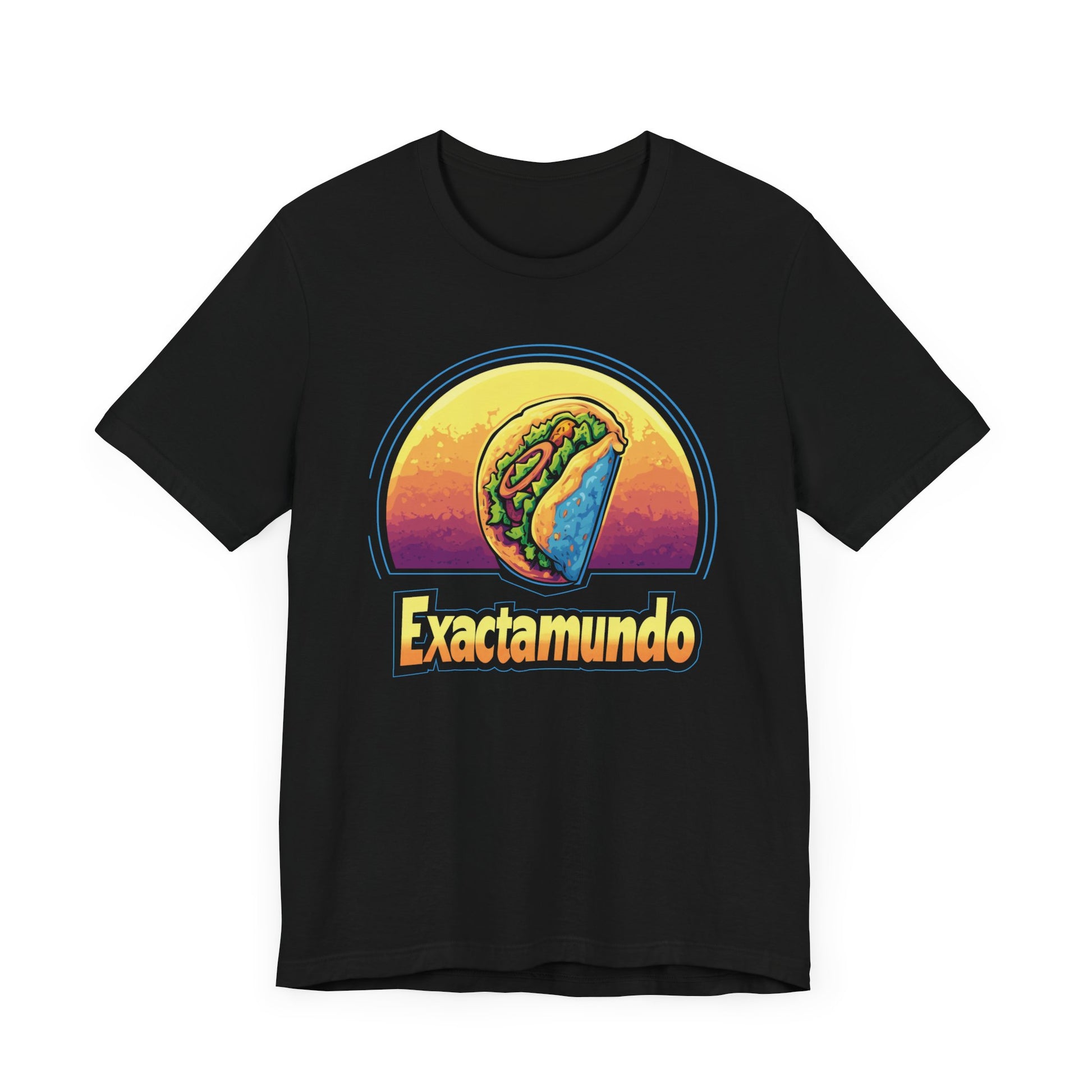 Exactamundo Demolition T-Shirt 90s Taco Fast Food Style Graphic Movie Man  Retro Aesthetic Tee Gifts for Science Fiction Fans