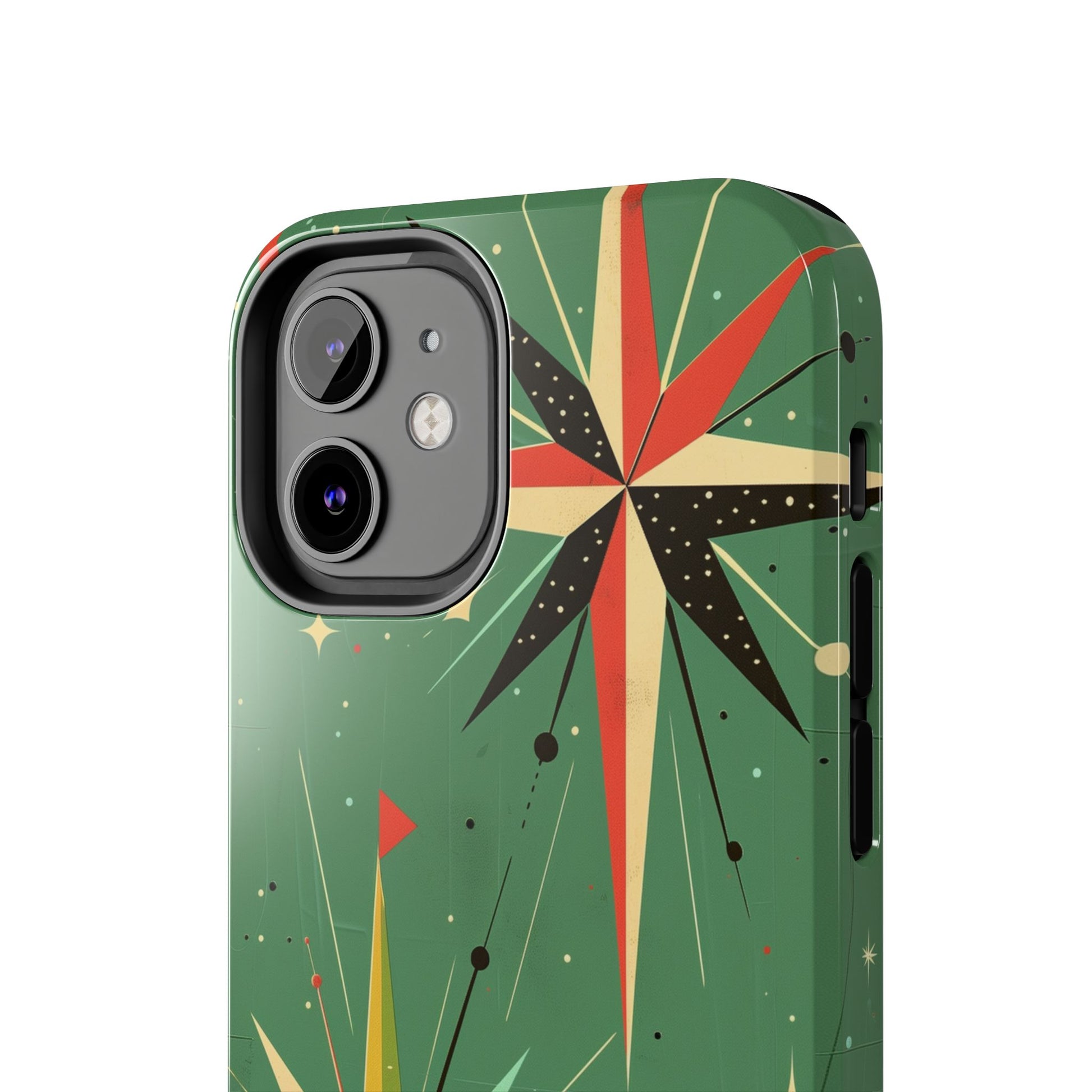 Mid Century Modern Star Design Phone Case, Earth Tone Colors, Retro Style Smartphone Cover, Vintage Phone Case, iPhone 14 Case, Apple iPhone