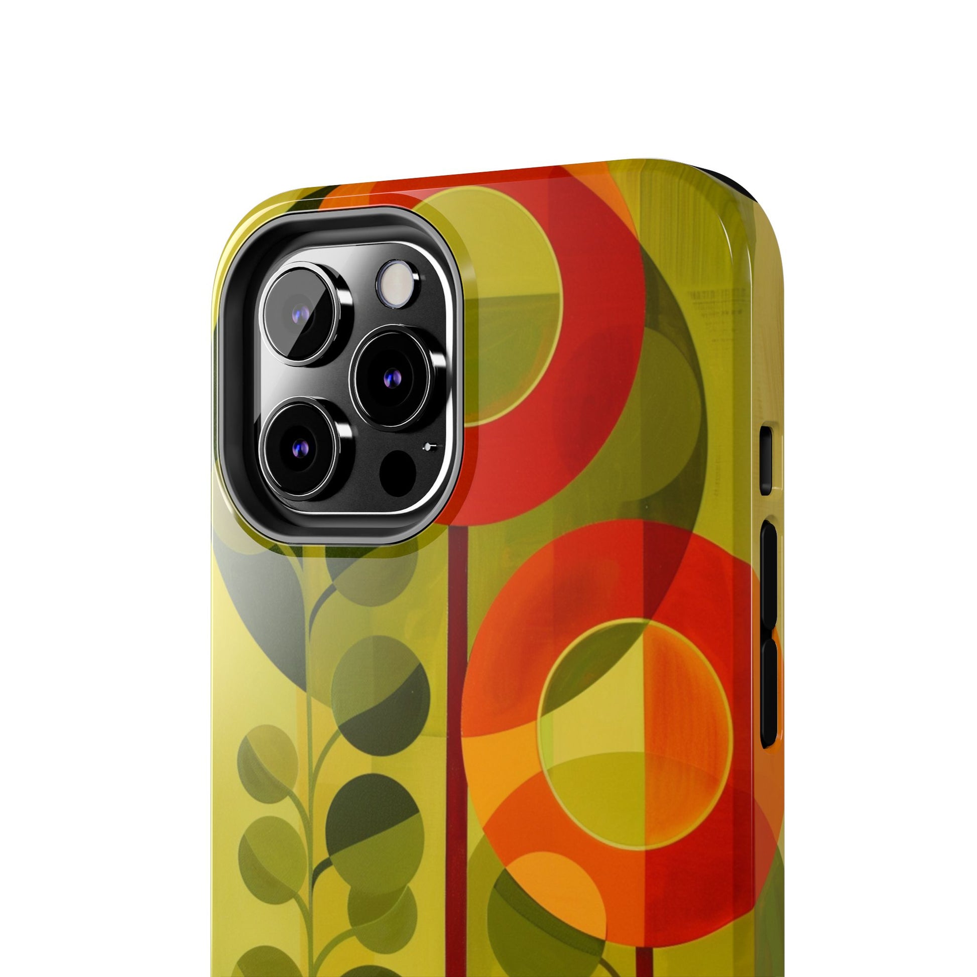 Atomic Flower Phone Case, Mid-Mod Phone Case, Artwork iPhone Case, Unique Floral Pattern Phone Case, Art Deco, Minimalist, Tough Iphone Case