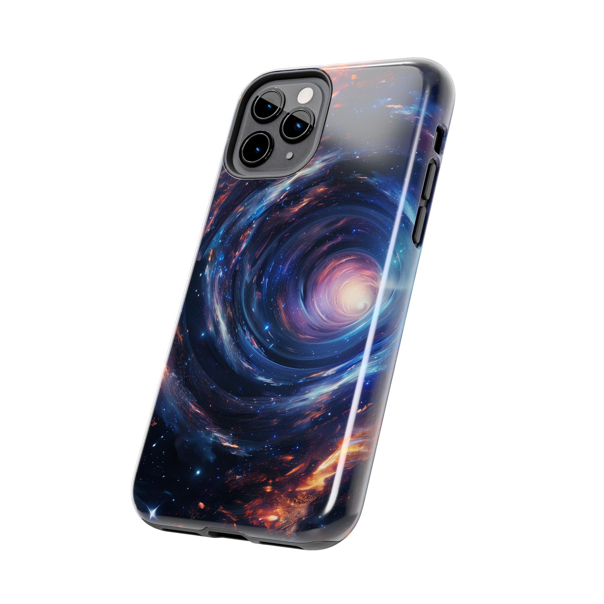 Dr Who inspired Phone Case - Space Wormholes Phone Case - Cosmic Galaxy Cover with Futuristic Wormhole Design - Sci-Fi Protective Case