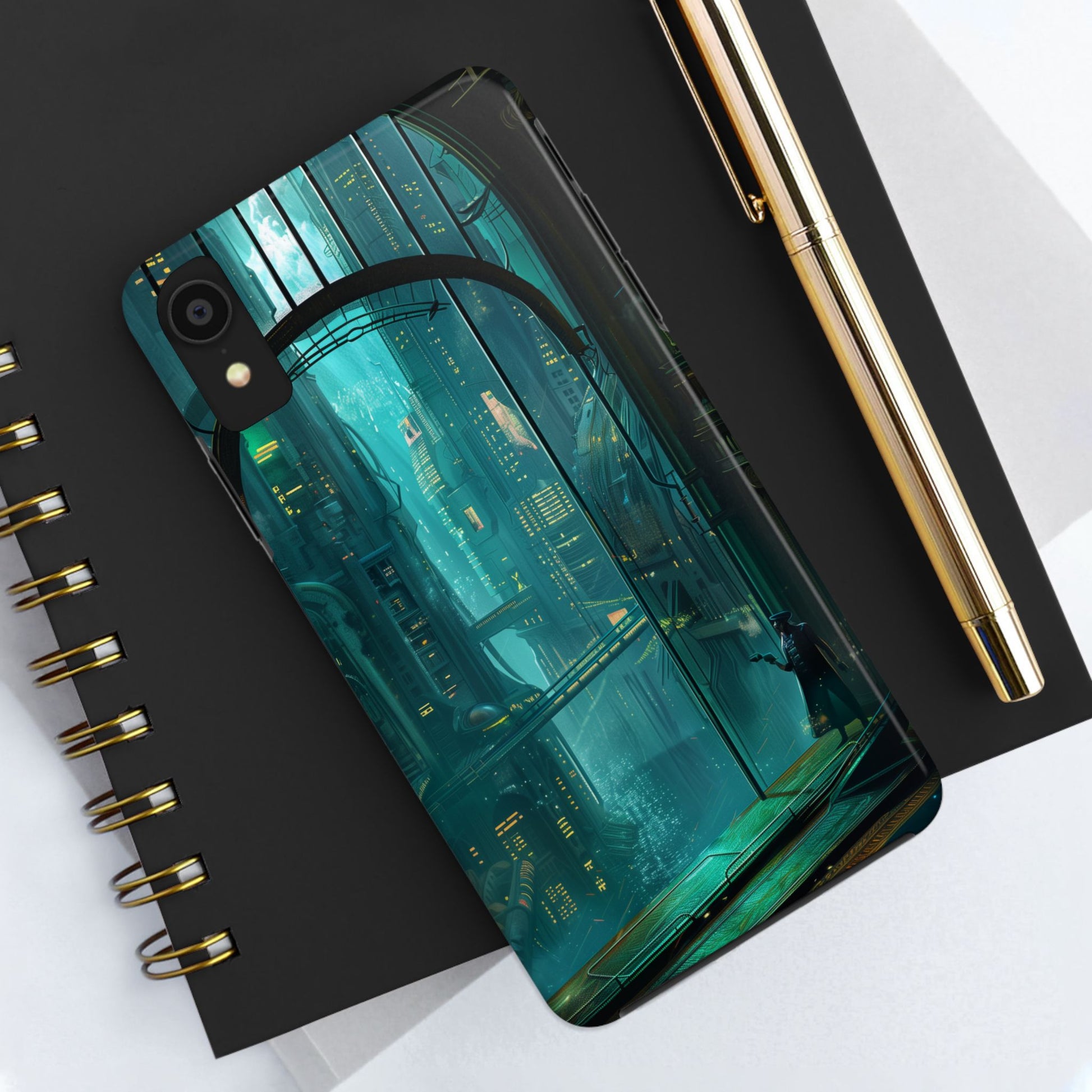 BioShock Inspired Phone Case - Underwater Art Deco City - Gaming Phone Cover - Unique Video Game Accessory