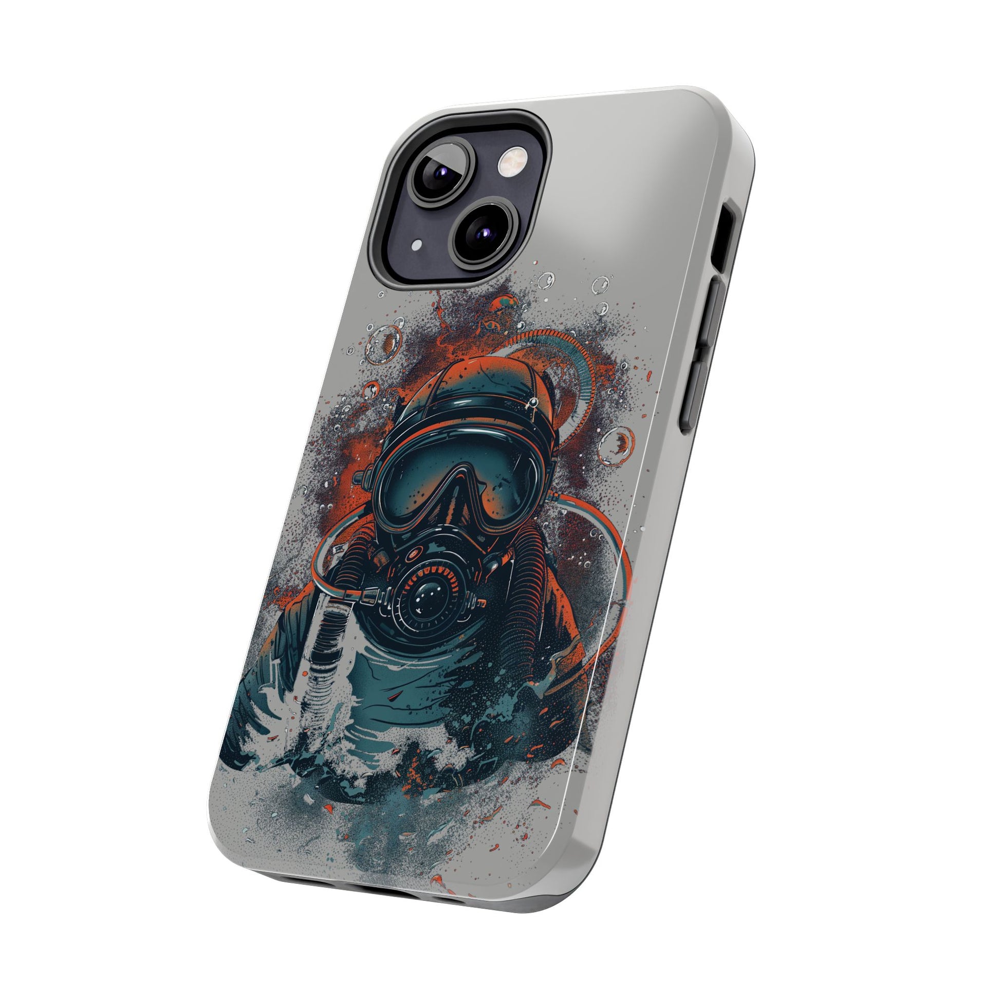 Light Custom iPhone Case, Personalized Phone Case, SCUBA Phone Case, SCUBA Diver Case, Custom Diver Phone Case, Gift for SCUBA Diver