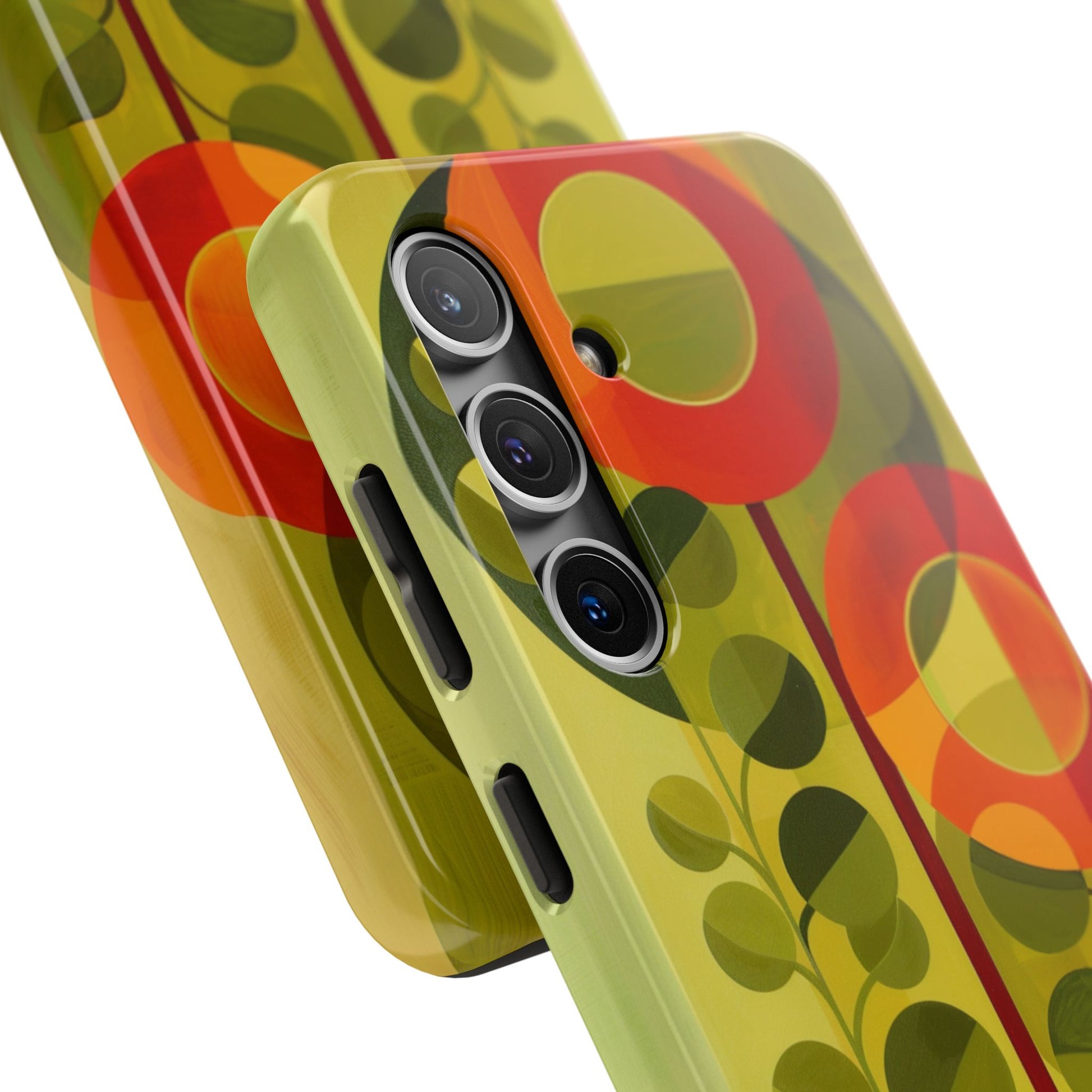 Atomic Flower Phone Case, Mid-Mod Phone Case, Artwork iPhone Case, Unique Floral Pattern Phone Case, Art Deco, Minimalist, Tough Iphone Case