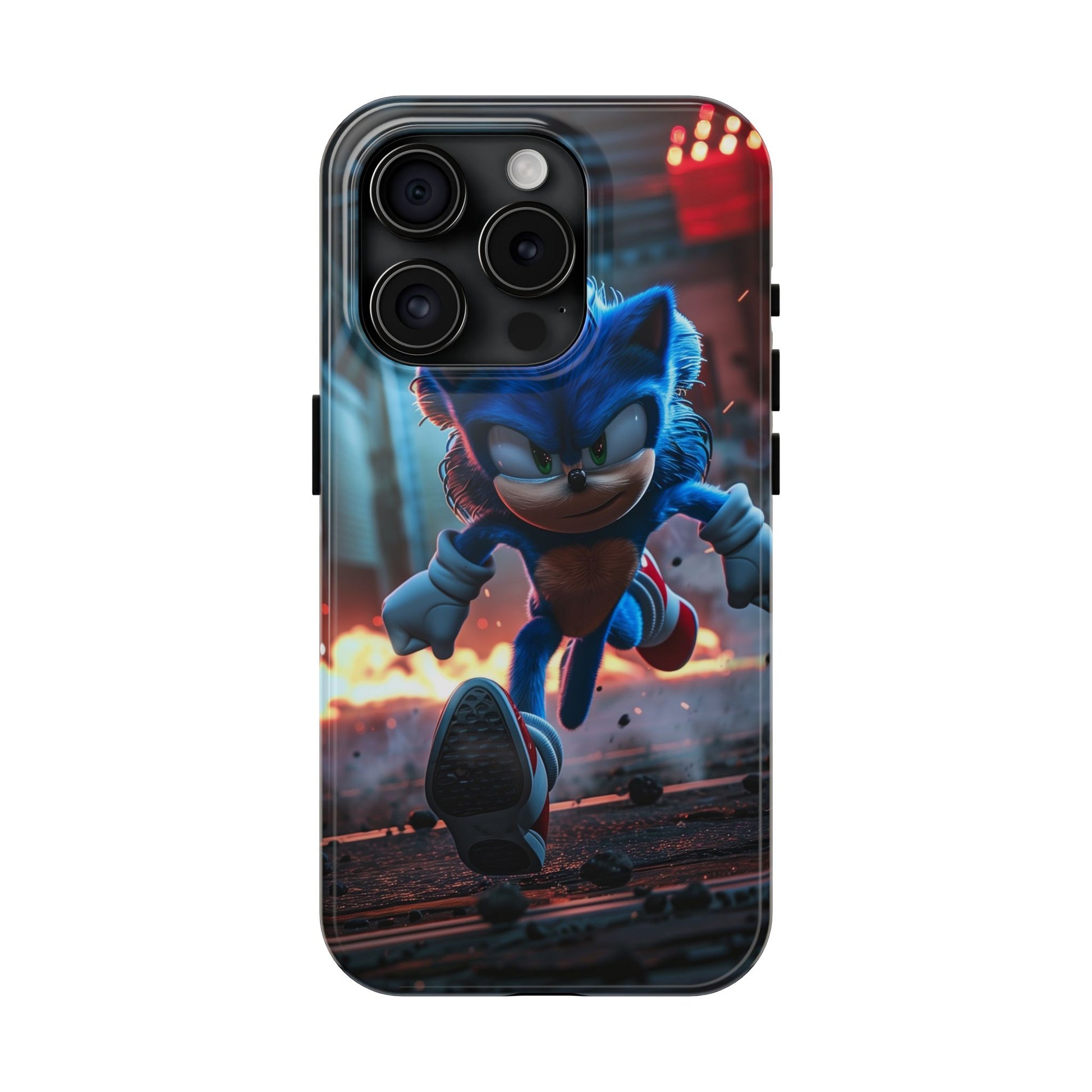 Durable Sonic Phone Case - Protective Sonic the Hedgehog Design - Tough Mobile Cover - Fun Video Game Phone Accessory
