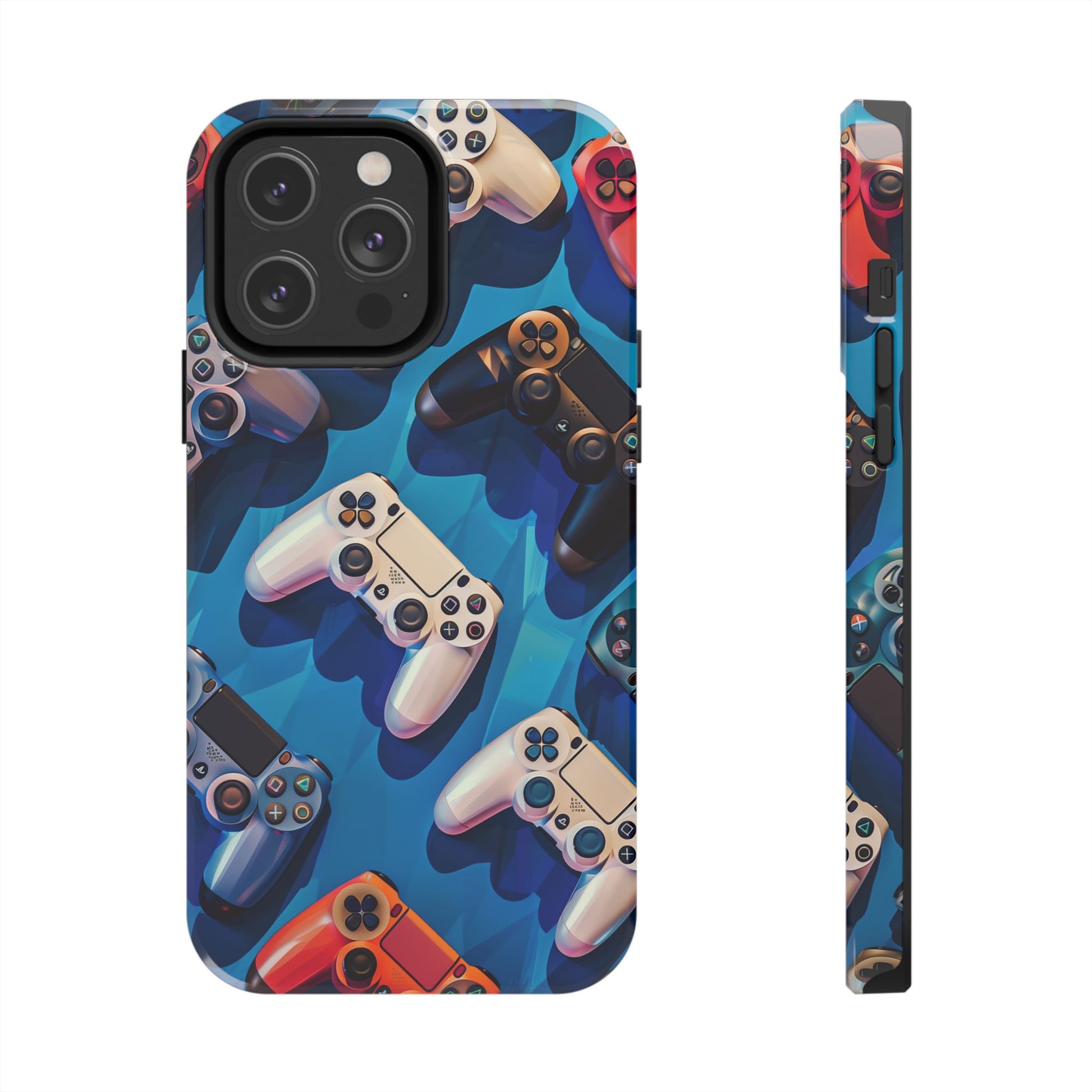Video Game Controllers iPhone Case - Gamer Tough Phone Cover - Modern Gaming