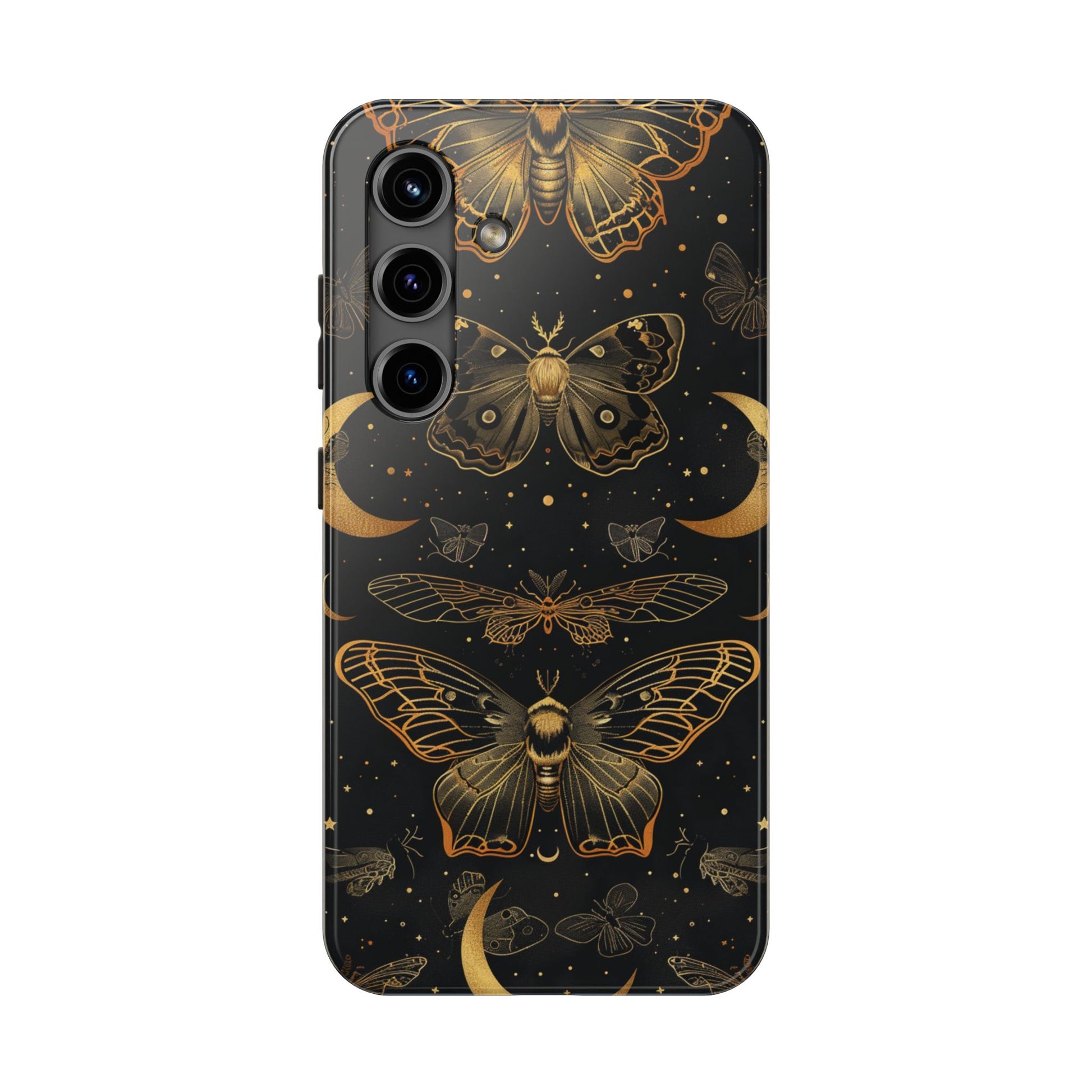 D Dark Academia Mystical Phone Case, Mystical Moth Phone Case, Vintage Magic Witchcraft iPhone Cover, Esoteric Nature Art, iPhone 15 Pro Max