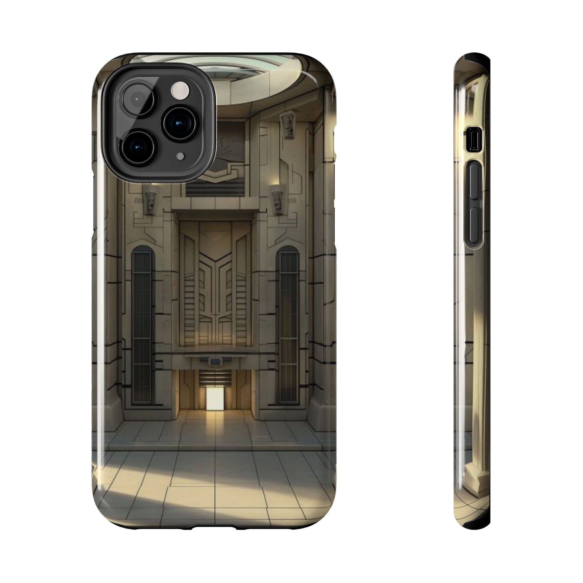 Durable Phone Case - Frank Lloyd Wright Style Room - Tough Architectural Design iPhone/Android Cover - Unique Art Deco Protection Accessory