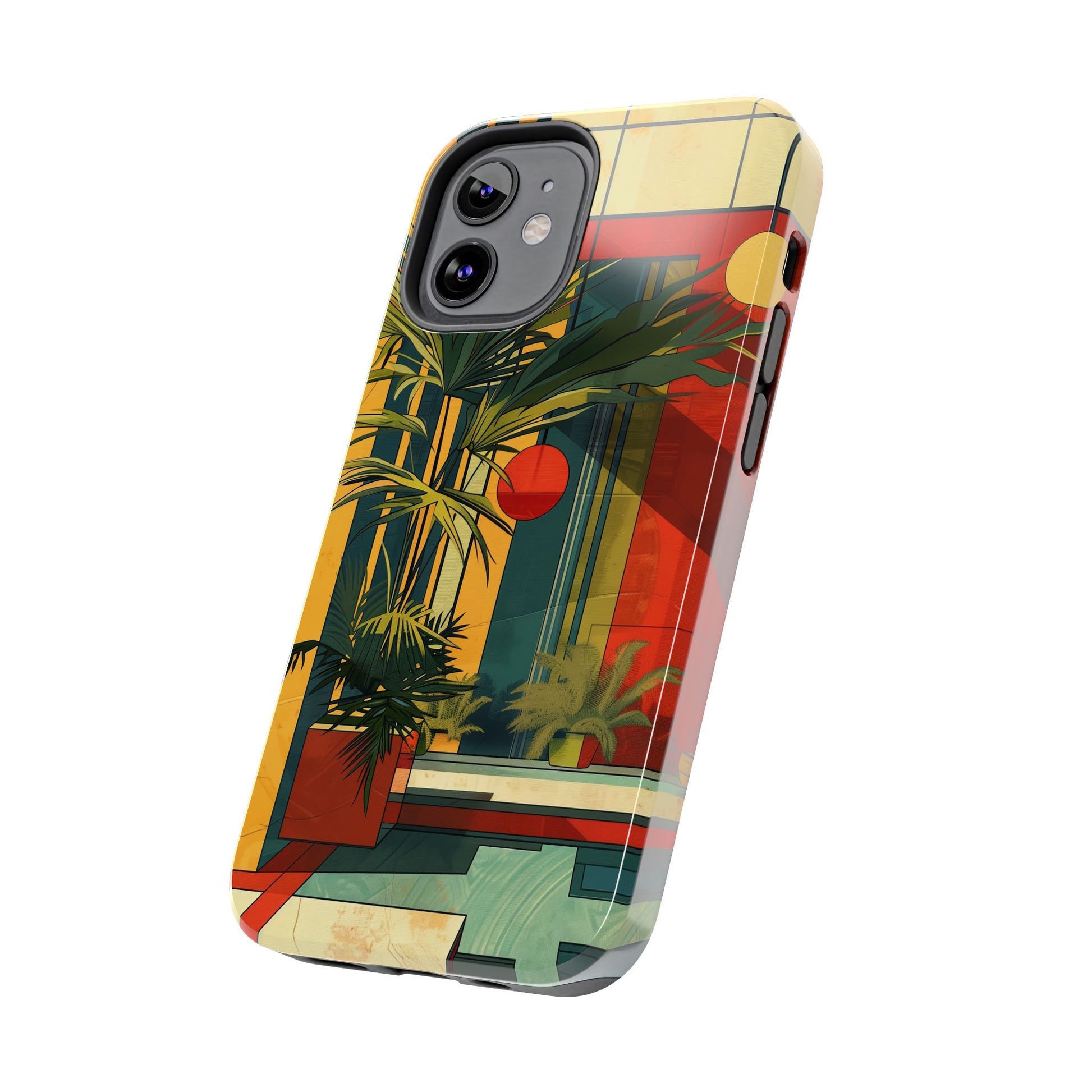 Frank Lloyd Wright Inspired Phone Case - Geometric Elegance and Architectural Beauty for iPhone Models