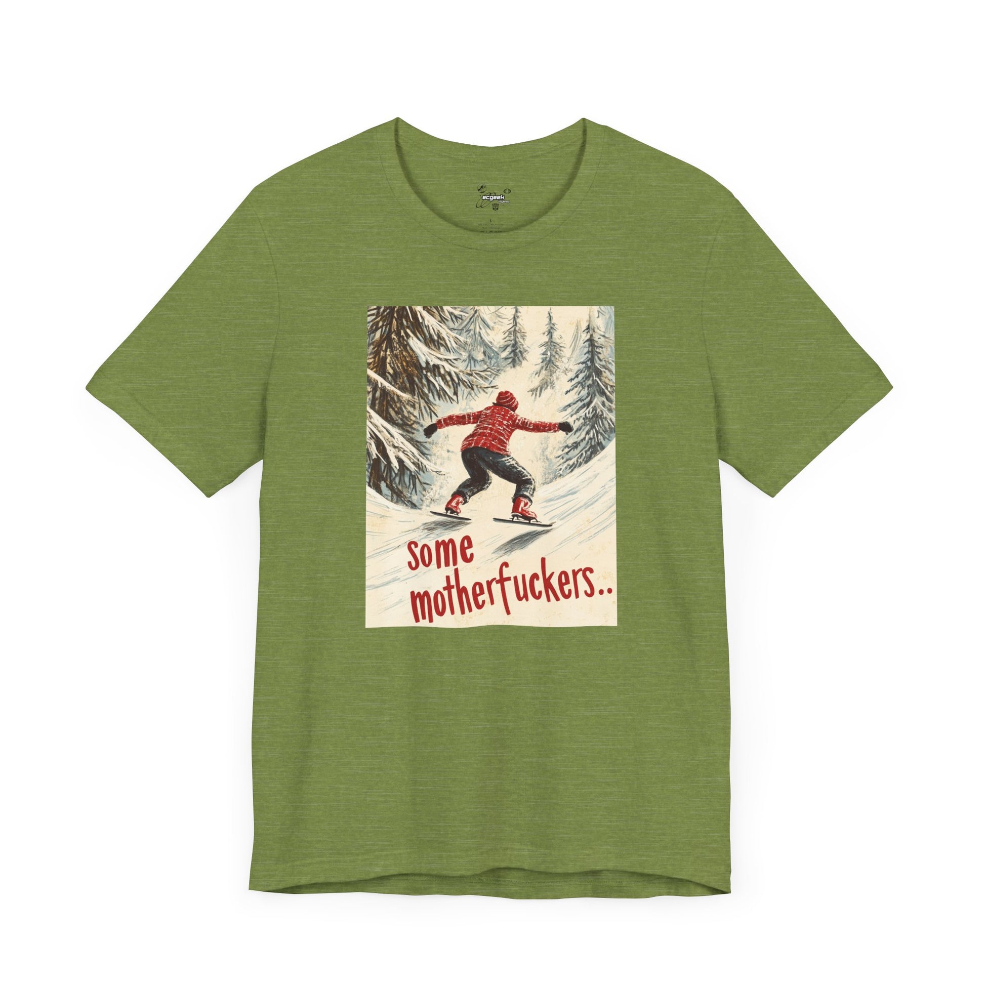 Ice Skating Uphill Geek Positivity Tshirt Nerdy Shirt Tee, Inspirational Quotes Gift for Geeks Movie Tshirt, Positivity Tshirt