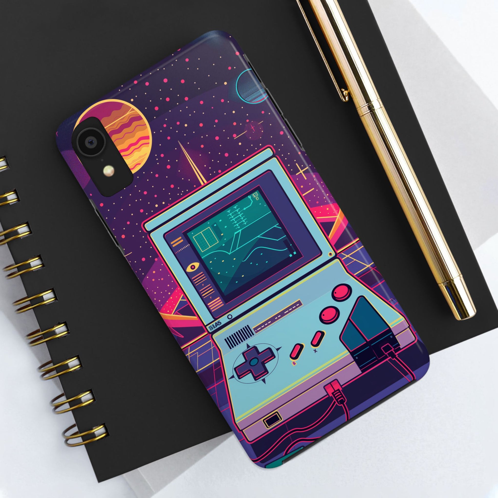 Durable iPhone Case with Alternative Universe Game Console Design - Protective Phone Cover - Fun and Sturdy Gaming Accessory - Gamer Gift