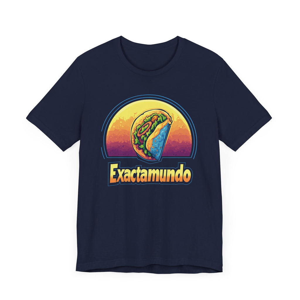 Exactamundo Demolition T-Shirt 90s Taco Fast Food Style Graphic Movie Man  Retro Aesthetic Tee Gifts for Science Fiction Fans