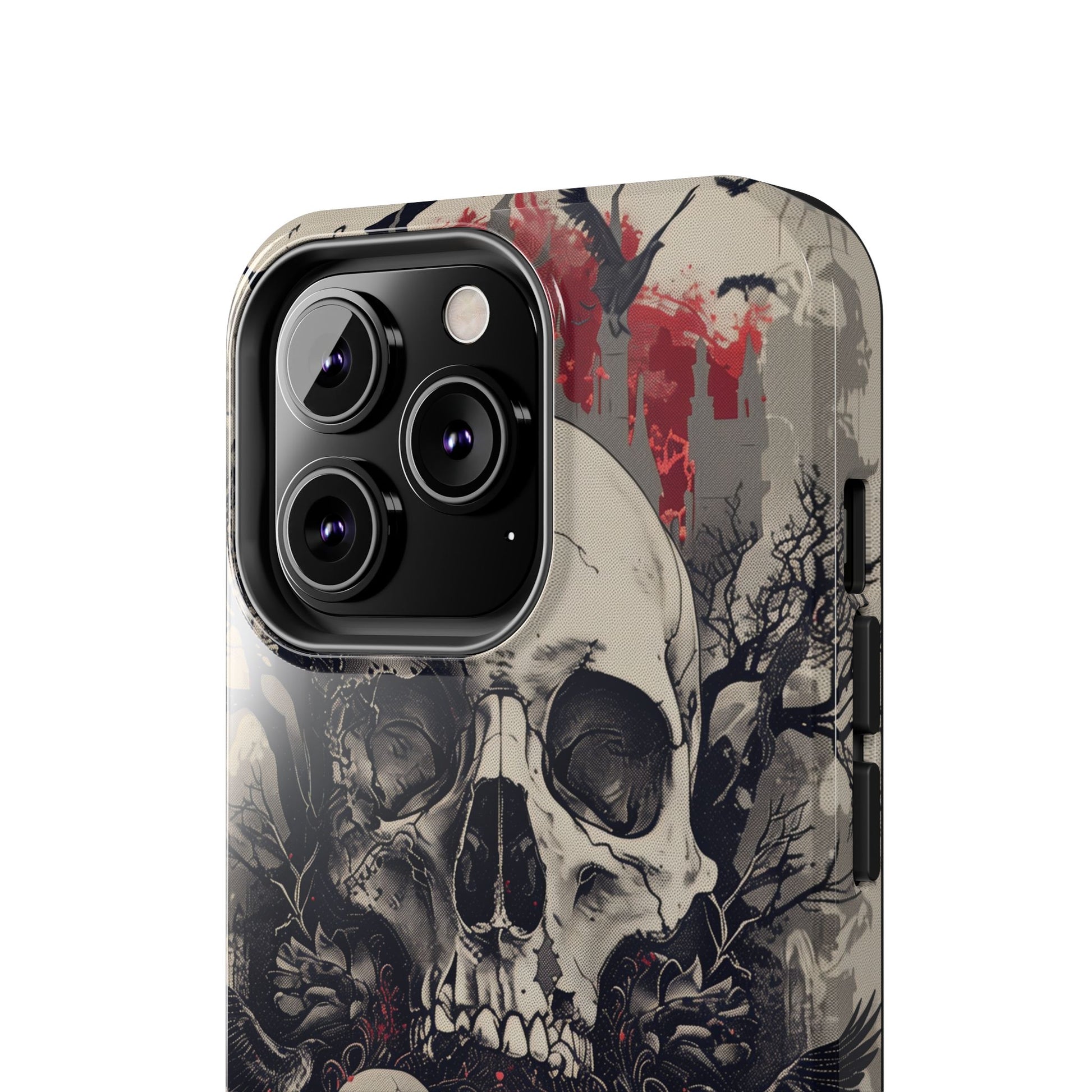 Gothic Art Phone Case Skulls and Crows, Moth Phone Case, Moon and Tarot Phone Case, Halloween Spooky Season, Dark Academia iPhone 15 Pro Max