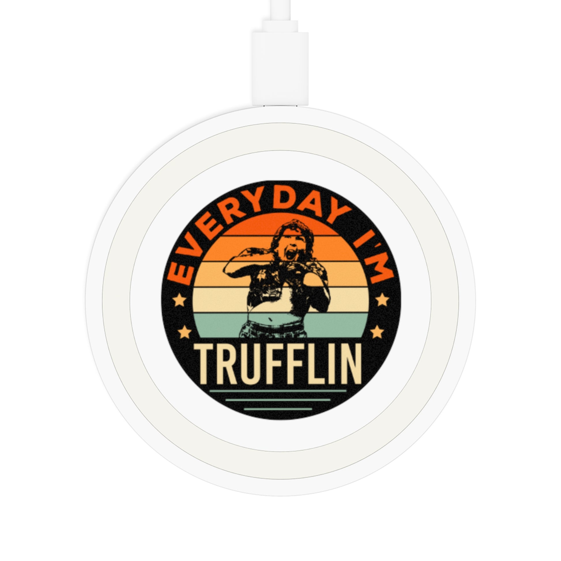 The Goonies Truffle Shuffle inspired Wireless Charging Pad