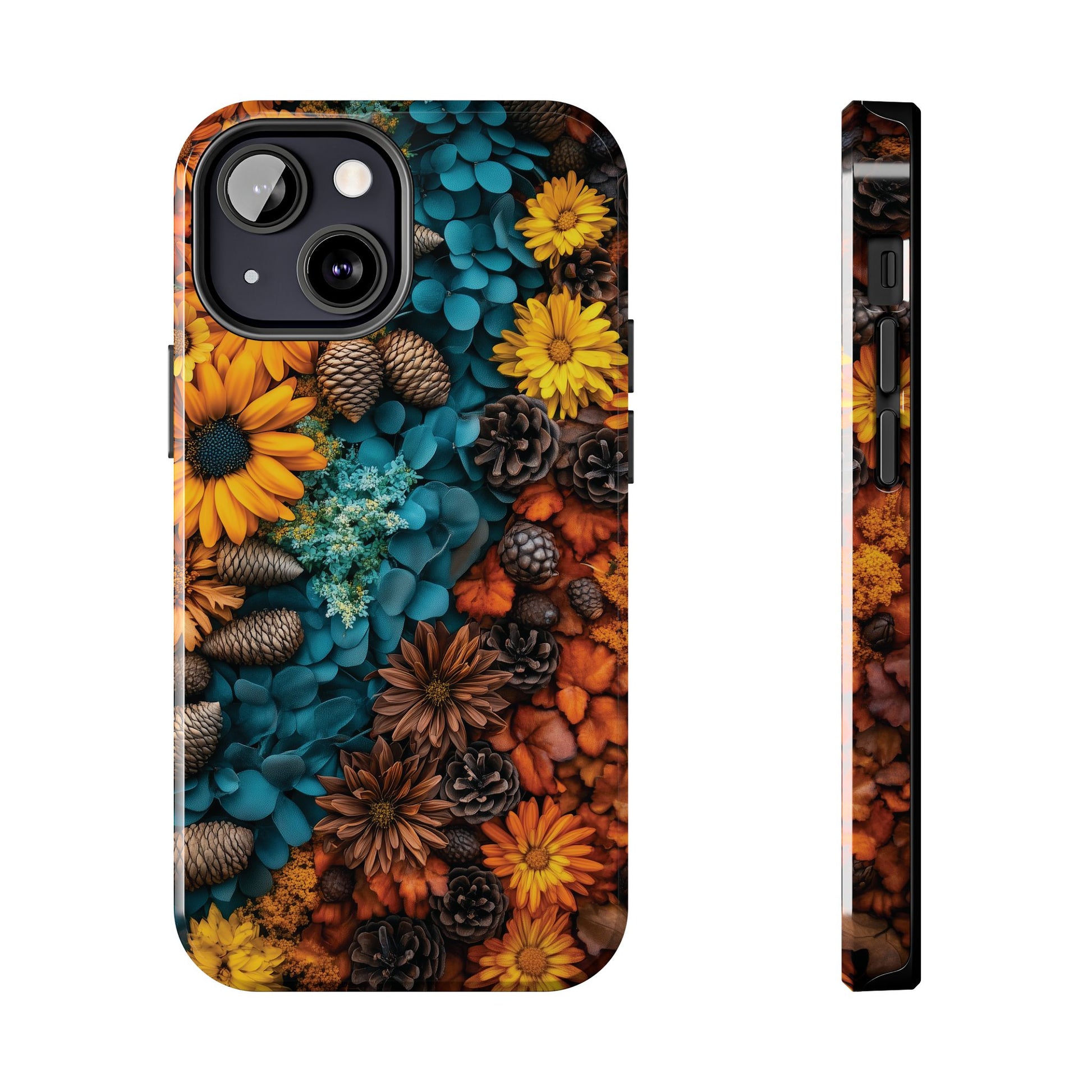 Autumn Vibrant Colors Phone CaseFall Cottagecore Dried Flowers Fall Sunflowers iPhone 15 Pro Max Samsung Galaxy