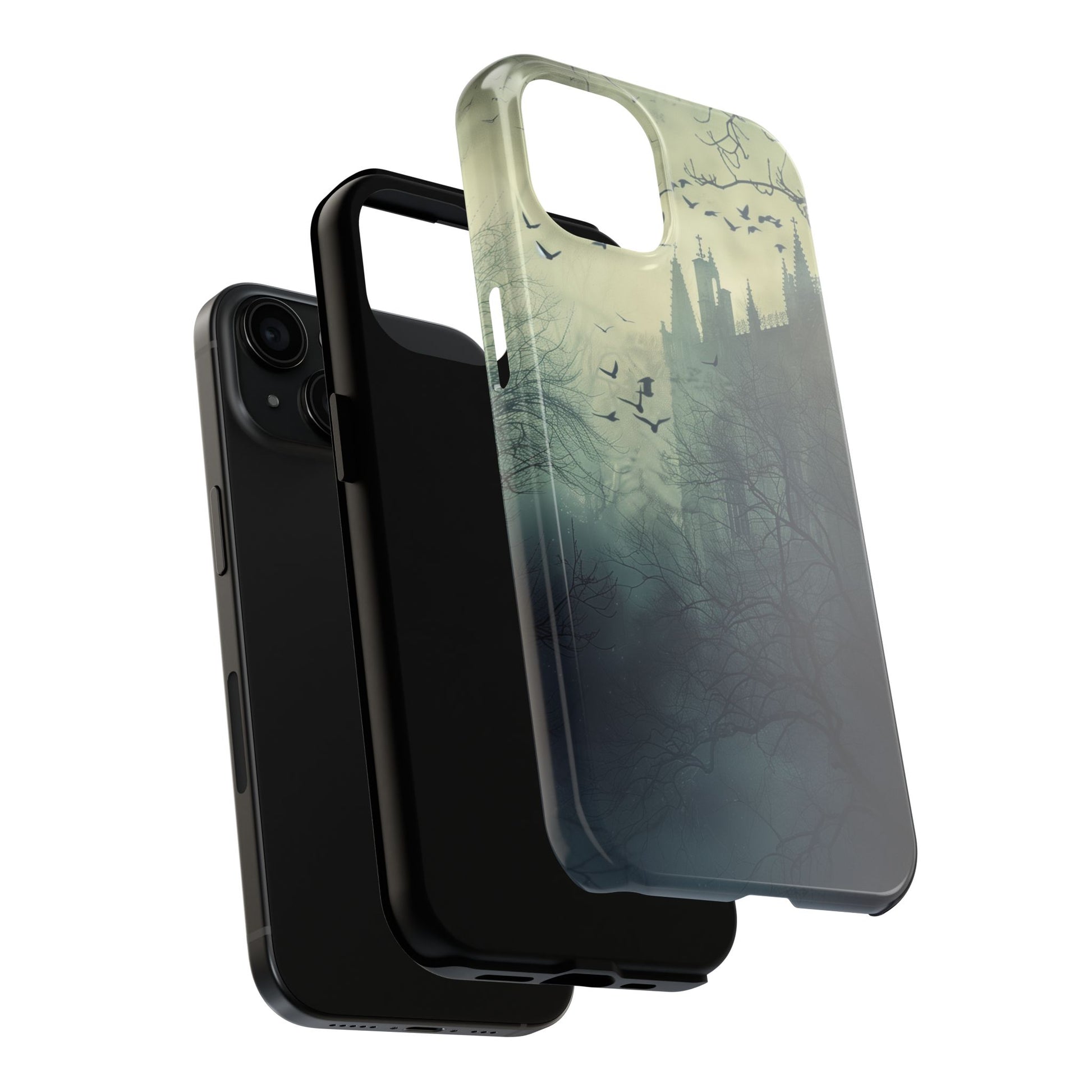 Gothic Architecture Phone Case, Dark Academia Phone Case, Moon and Tarot Case, Halloween Spooky Season, Dark Academia iPhone 15 Pro Max
