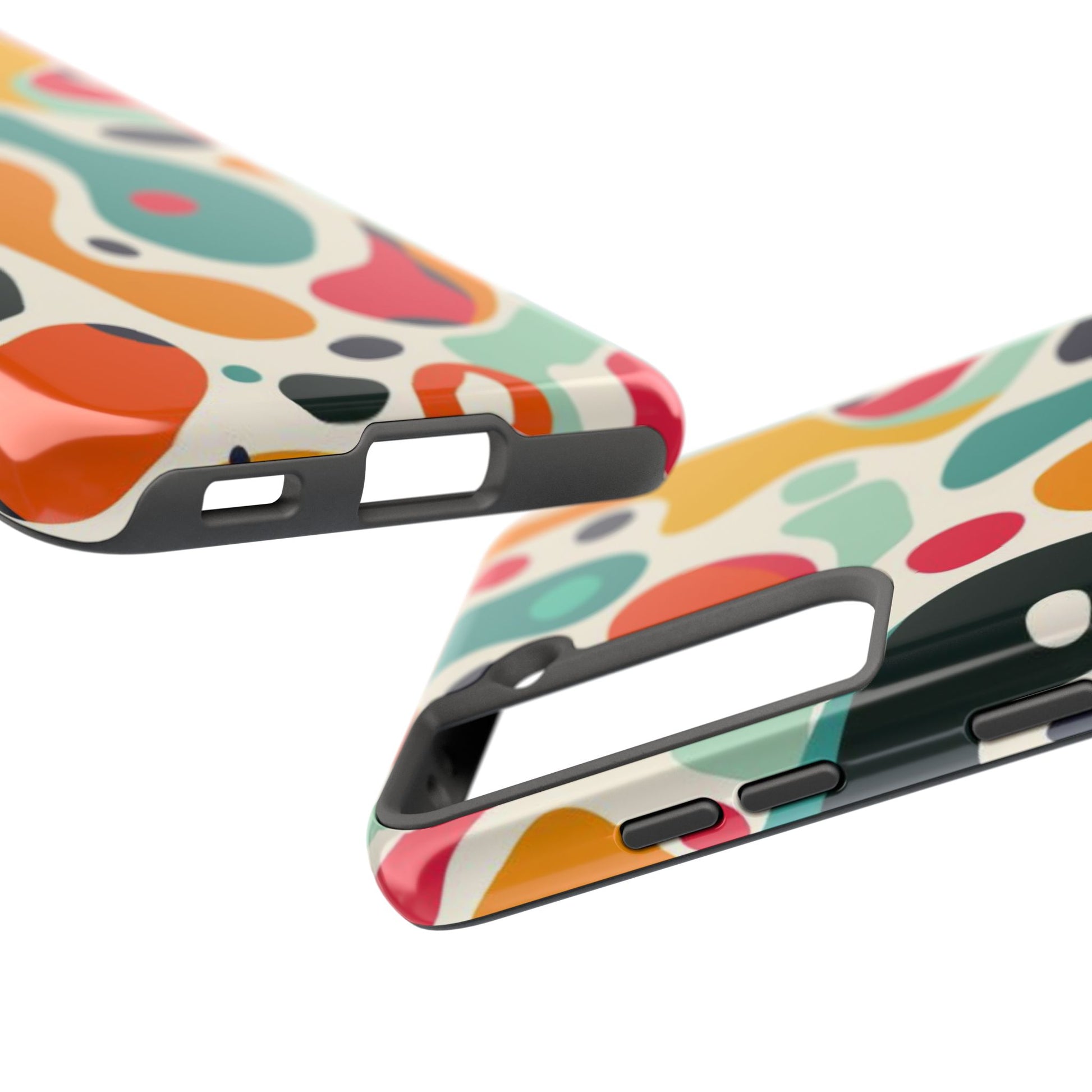 Mid Mod Fun Spots - Colorful Mid Mod Design Durable Phone Case - Vibrant and Stylish iPhone Tough Cover - Fun Retro Protection Accessory