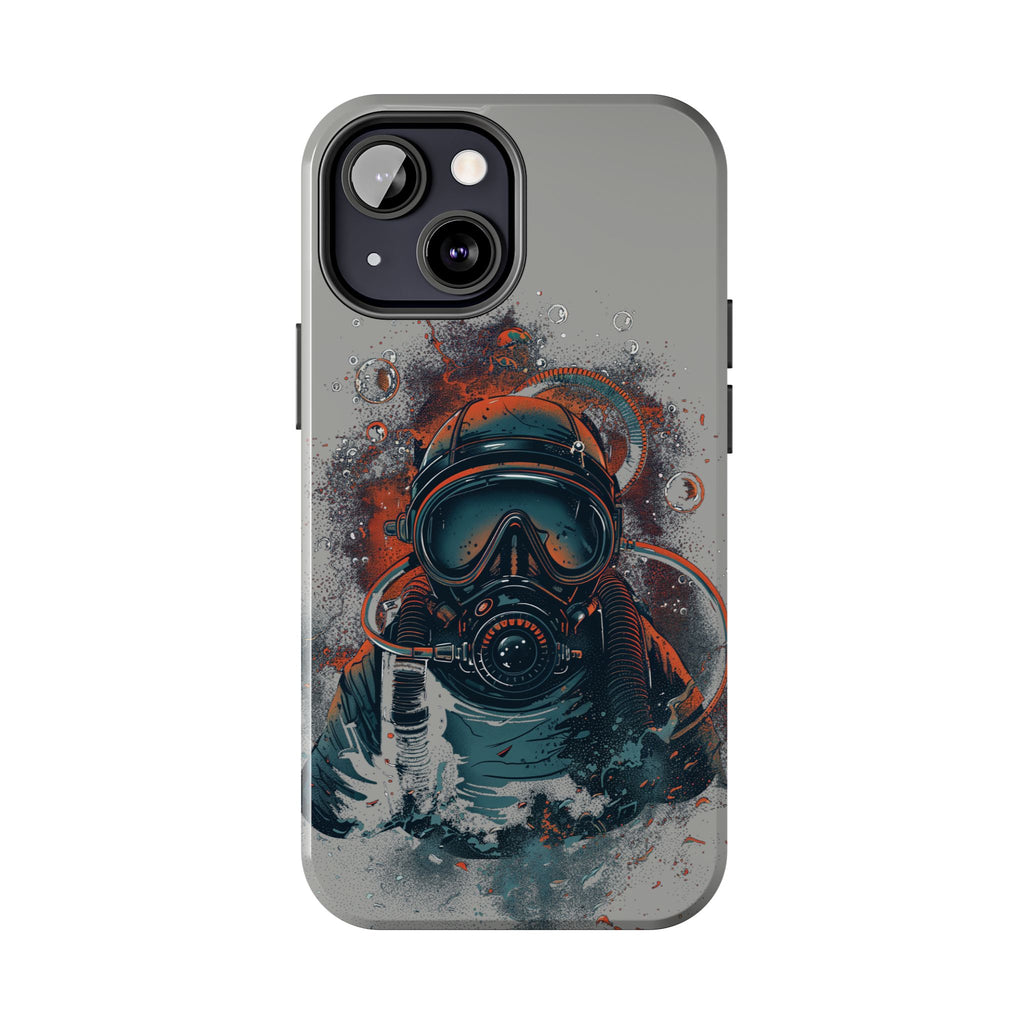 Light Custom iPhone Case, Personalized Phone Case, SCUBA Phone Case, SCUBA Diver Case, Custom Diver Phone Case, Gift for SCUBA Diver