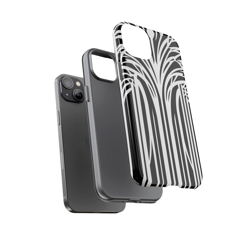 Blank White Art Deco Palm Tree Phone Case Design Lempicka Frank Lloyd Wright Prairie Style Stylish iphone 13 14 15 16 Pro Max Plus Galaxy