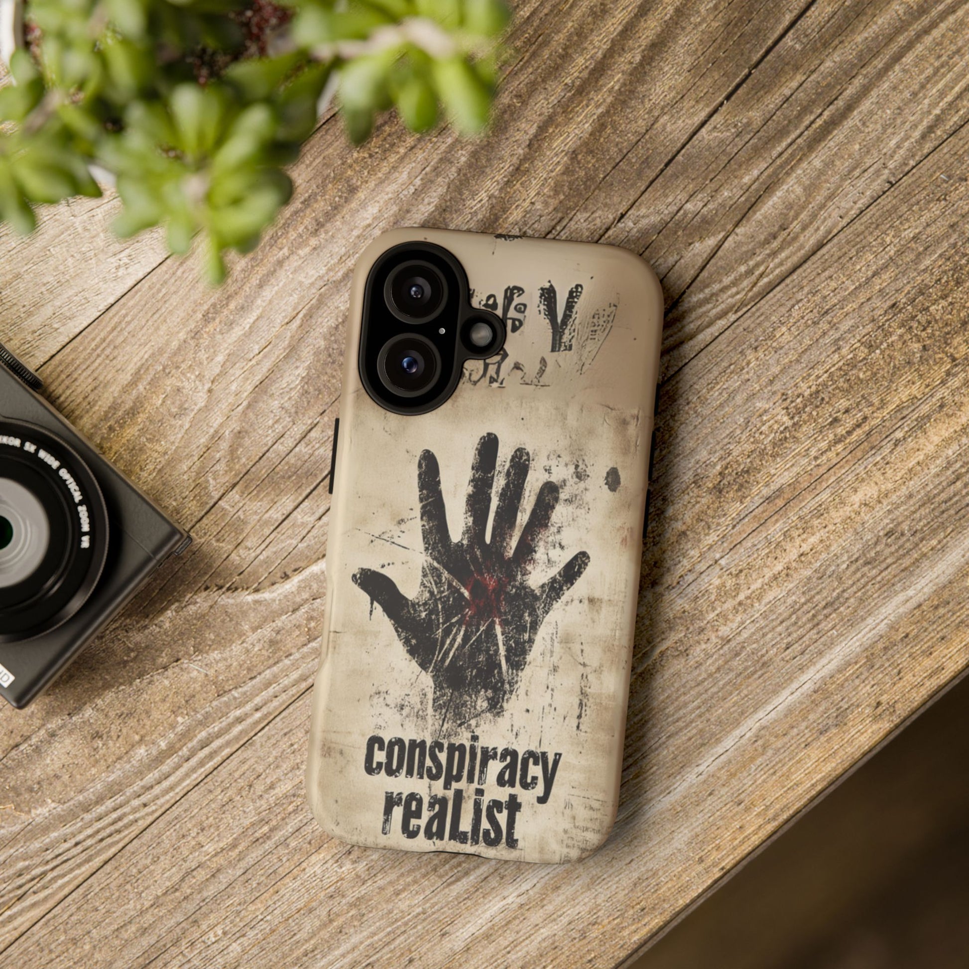 Conspiracy Theories Paranormal Mystery UFO X-Files Inspired Ghostly Hand Conspiracy Realist Cryptid iPhone 13 14 15 16 Pro Max Galaxy Pixel