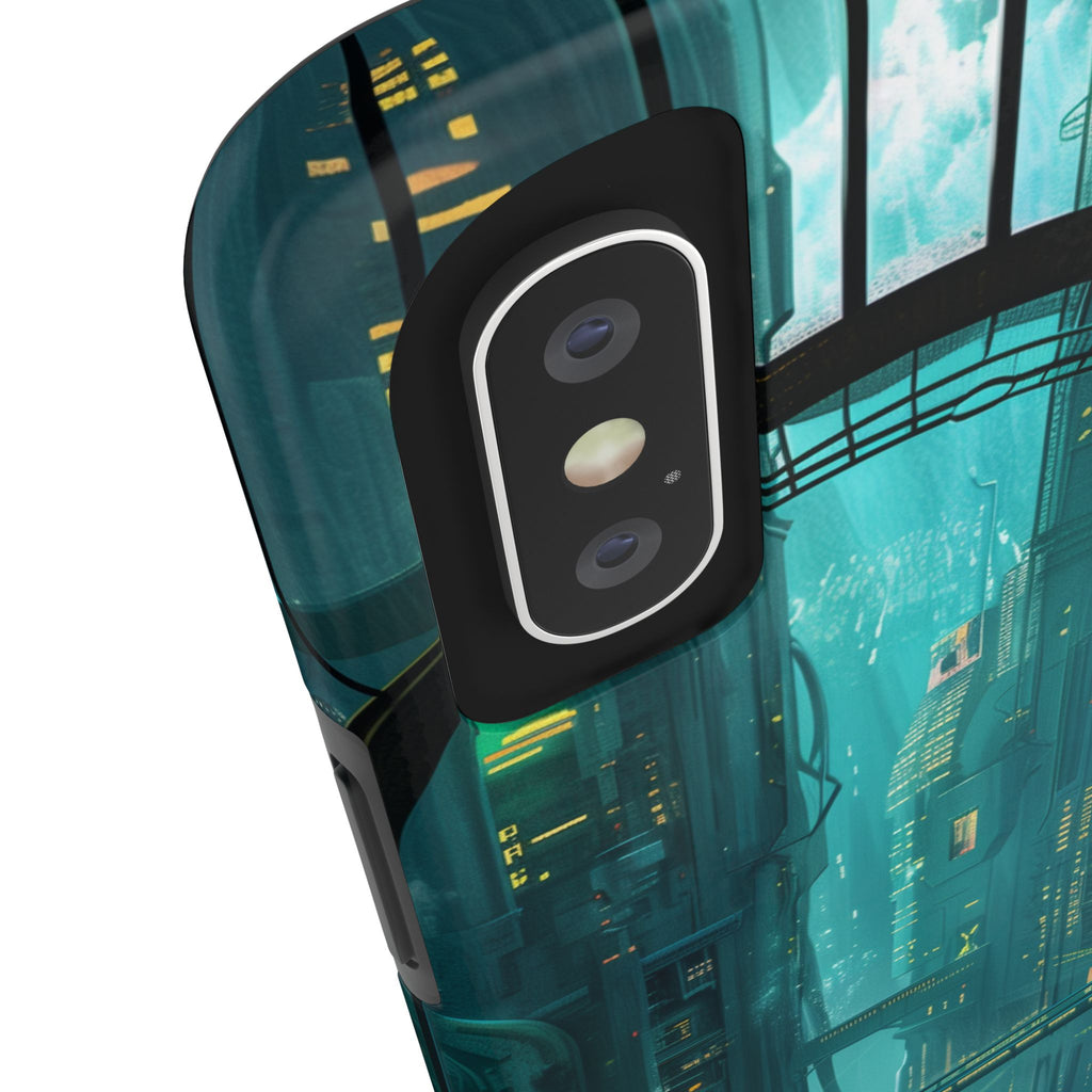 BioShock Inspired Phone Case - Underwater Art Deco City - Gaming Phone Cover - Unique Video Game Accessory