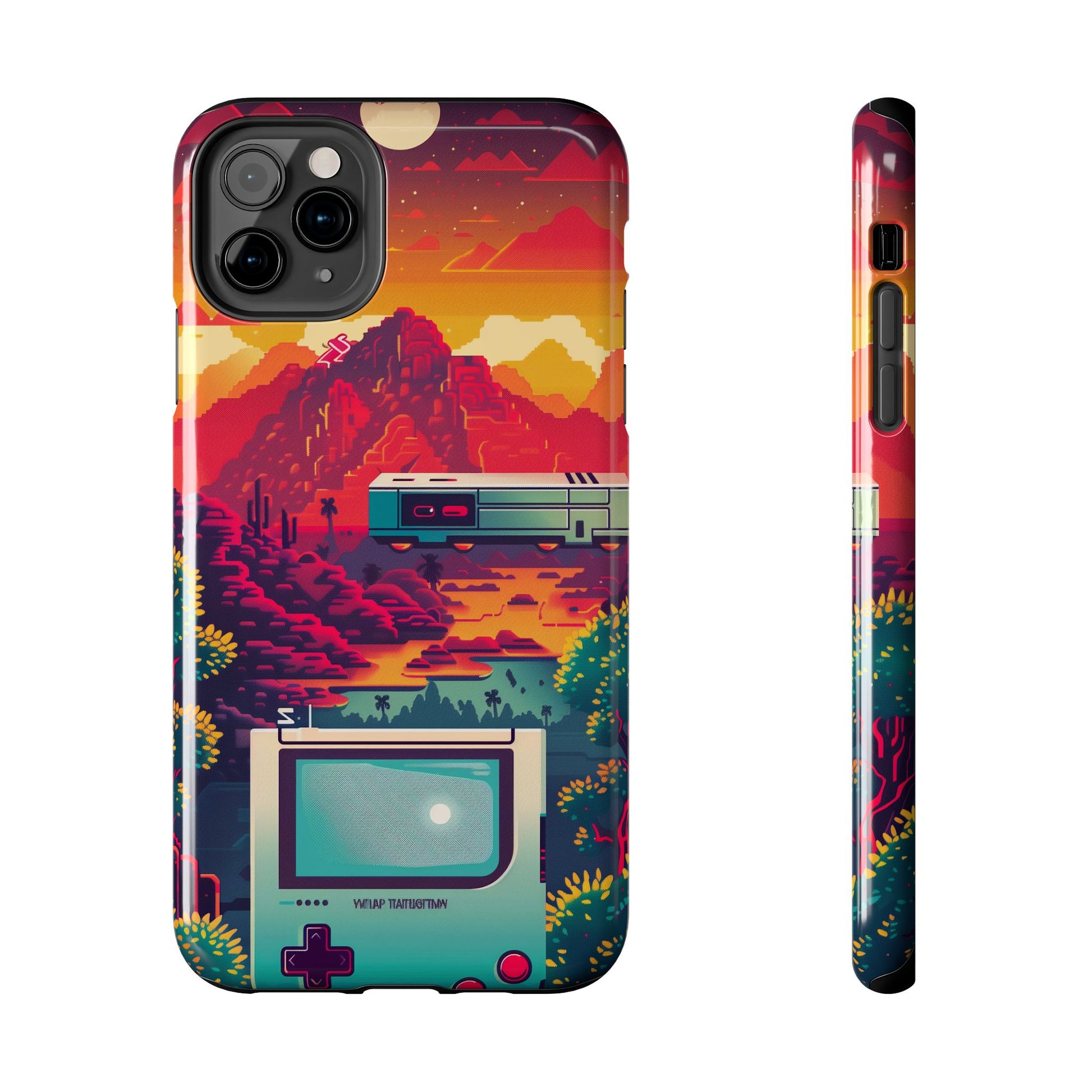 Durable iPhone Case with Alternative Universe Game Console Design - Protective Phone Cover - Fun and Sturdy Gaming Accessory - Gamer Gift