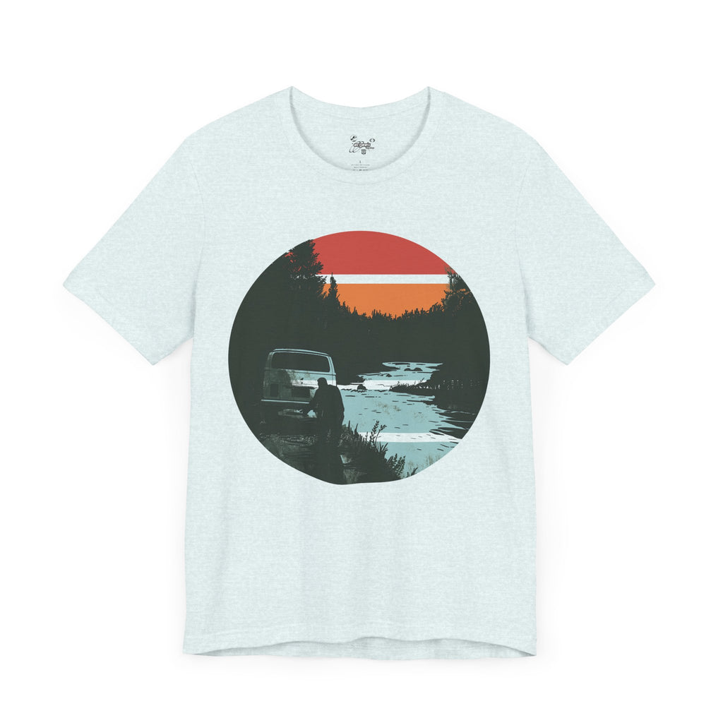 Van Down by the River Tshirt Van Life Camping Shirt Vintage Graphic Tee, Funny Tshirt, SNL Fan Mens Shirt Womens Shirt