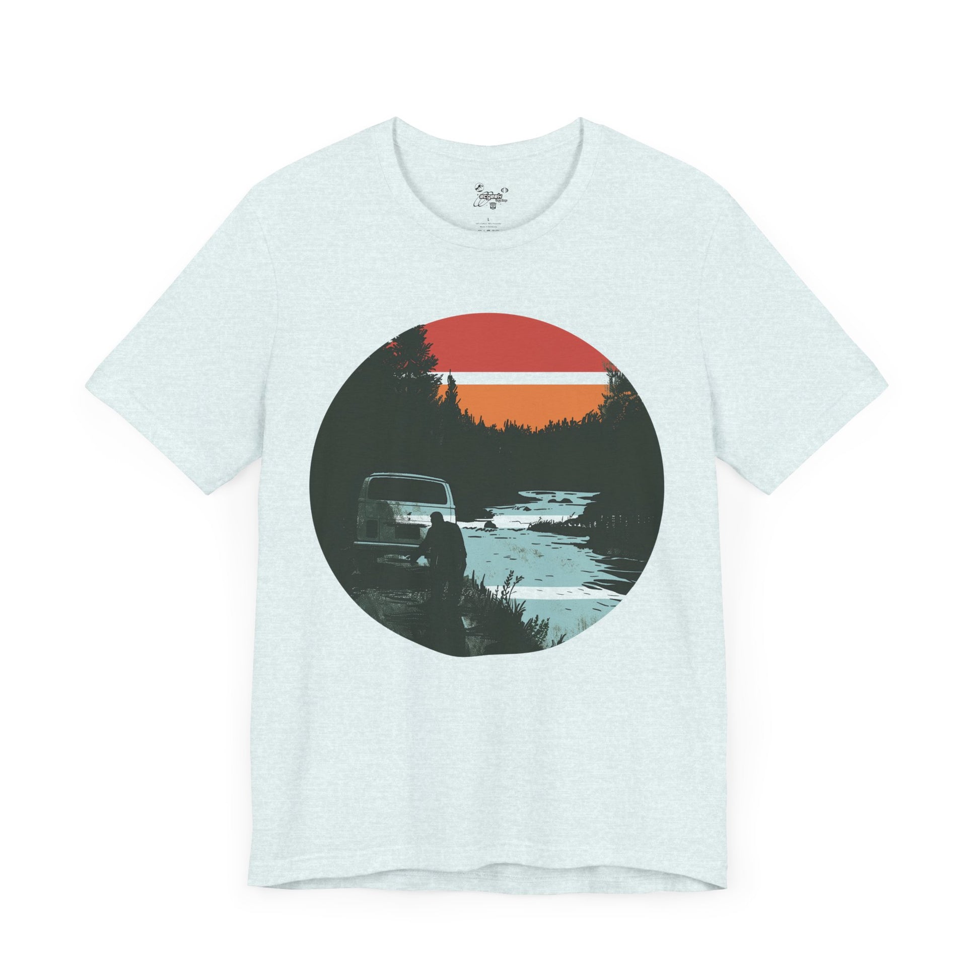 Van Down by the River Tshirt Van Life Camping Shirt Vintage Graphic Tee, Funny Tshirt, SNL Fan Mens Shirt Womens Shirt
