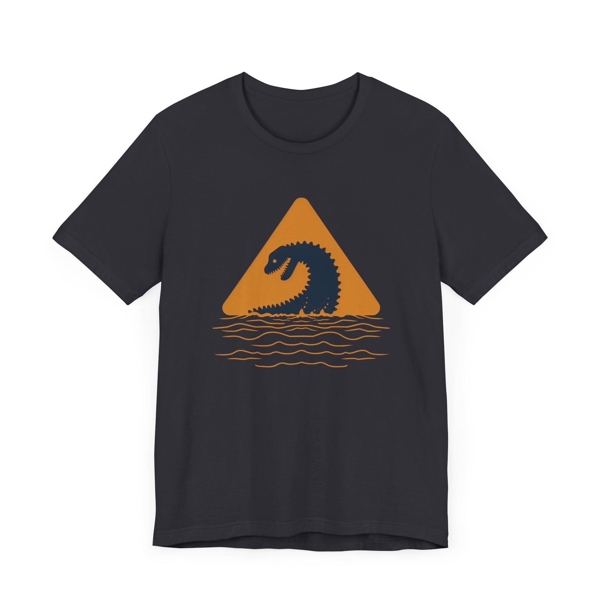 Cryptid Shirt Lake Monster Graphic Tee, Cryptid Crossing Sign, Ufo Alien Shirt, Cryptid Crossing Gift for Him, Ufo, Crypto Zoology Shirt