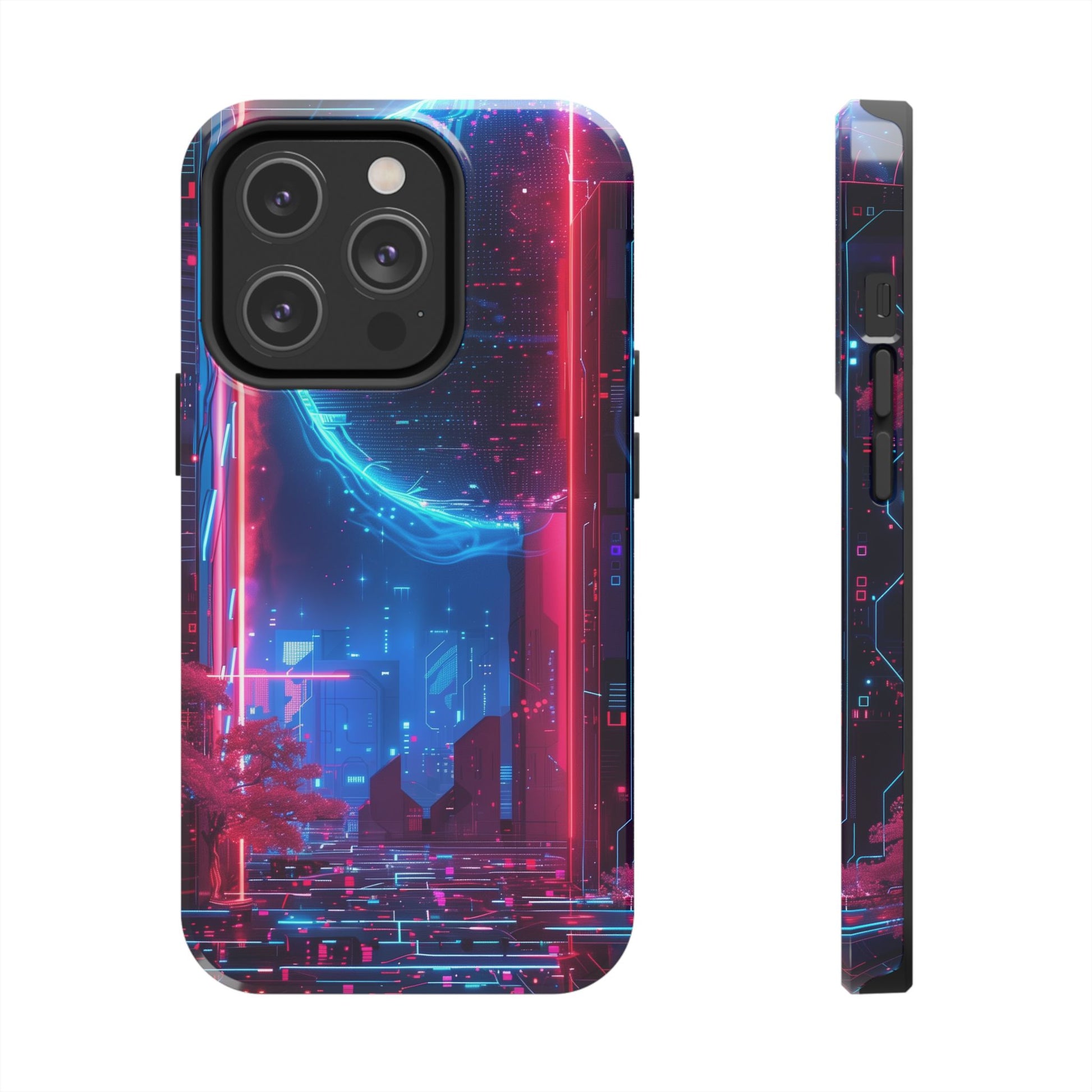 Circuit Board Phone Case, Futuristic Circuit Phone Case, High-Tech Gift, Custom Sci-Fi Phone Case, iphone 15 pro max