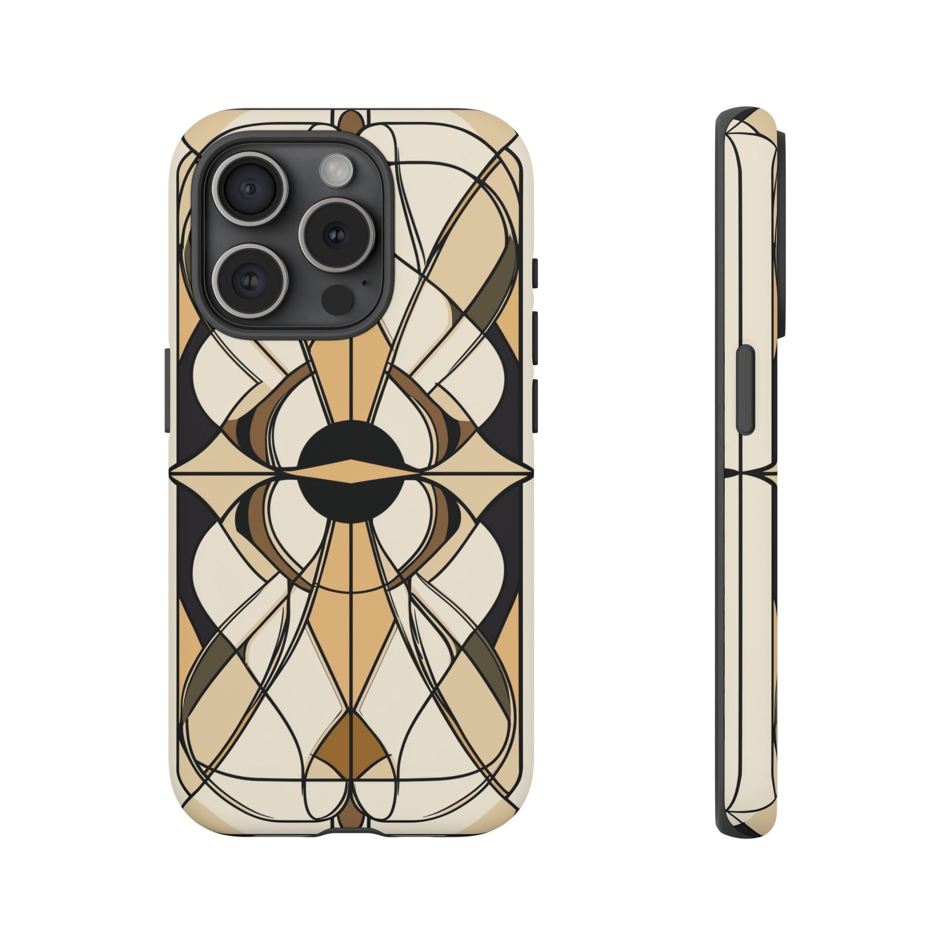Geometric Phone Case Art Deco Design Frank Lloyd Wright Stained Glass Prairie Style Stylish iphone 13 14 15 16 Pro Max Plus Galaxy
