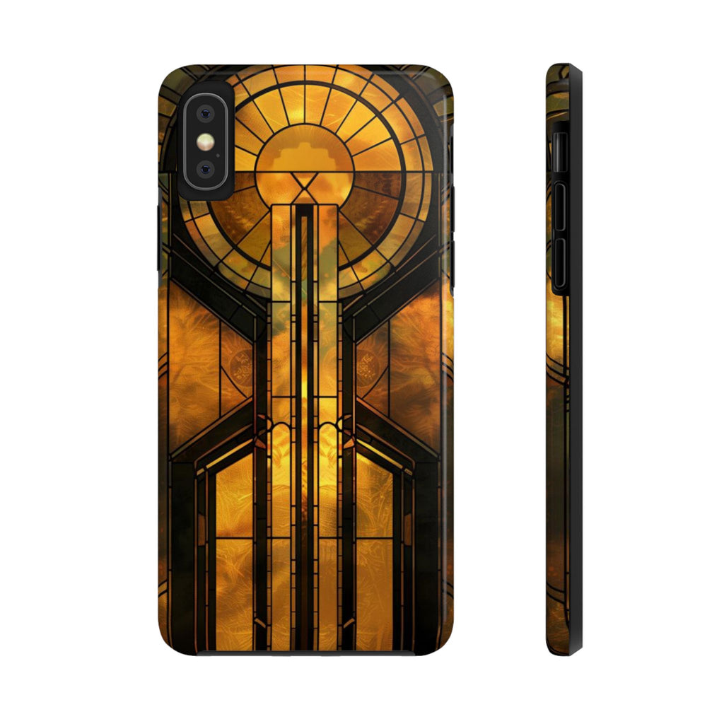 Durable Noir Art Deco Golden Design iPhone Cover - Stylish and Protective Phone Case on Etsy - Art Deco Gift