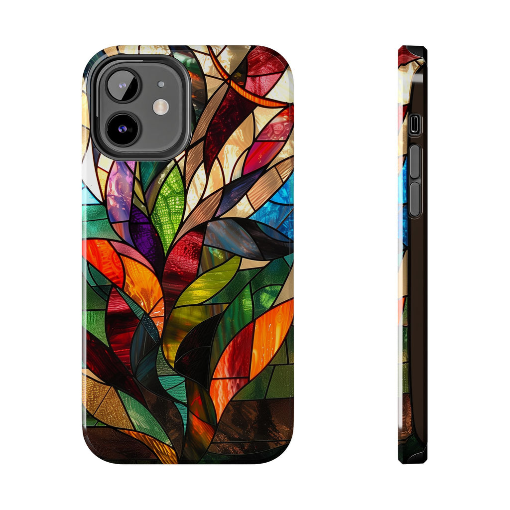Frank Lloyd Wright Inspired Stained Glass Phone Case, Artistic iPhone Case, Architectural Design, Art Deco iphone Case, iphone 15 pro max