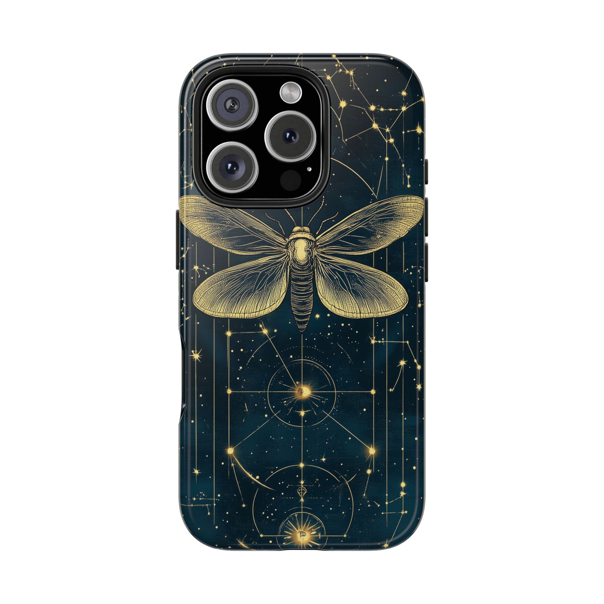 Celestial Dark Academia Phone Case Magical Moth Astrology Witchcraft Esoteric Entomology Nature Art Phone 13 14 15 Pro Max Samsung