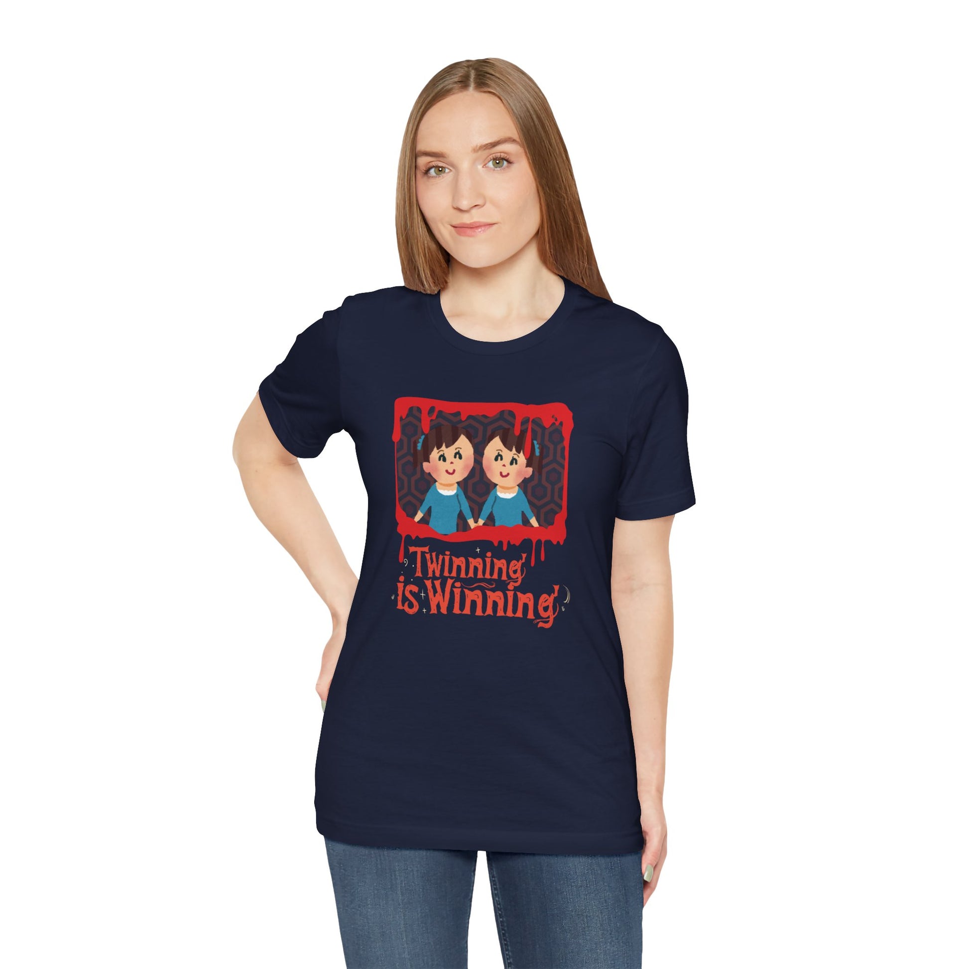 Twinning is Winning Shining Inspired Halloween Graphic Tee