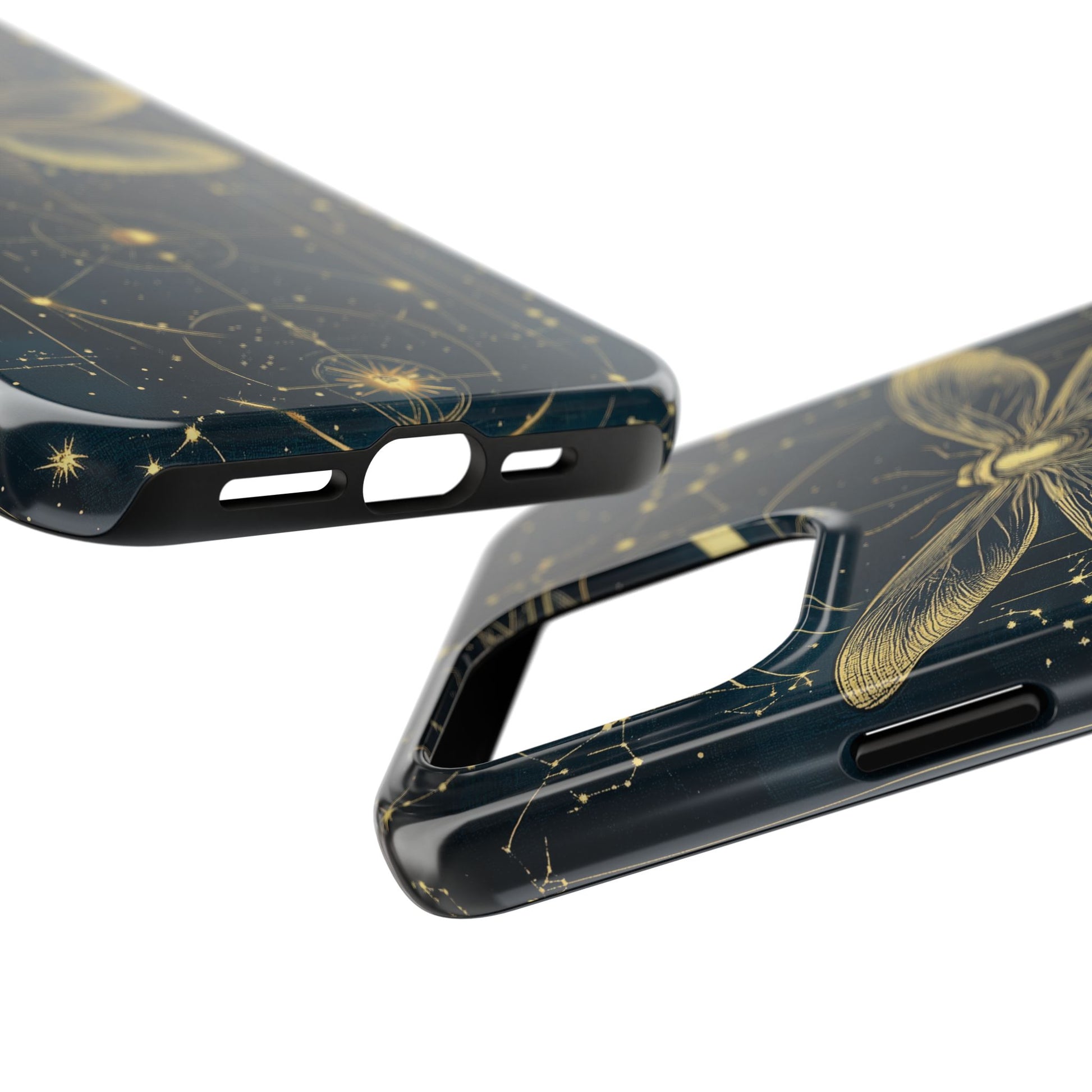 Celestial Dark Academia Phone Case Magical Moth Astrology Witchcraft Esoteric Entomology Nature Art Phone 13 14 15 Pro Max Samsung