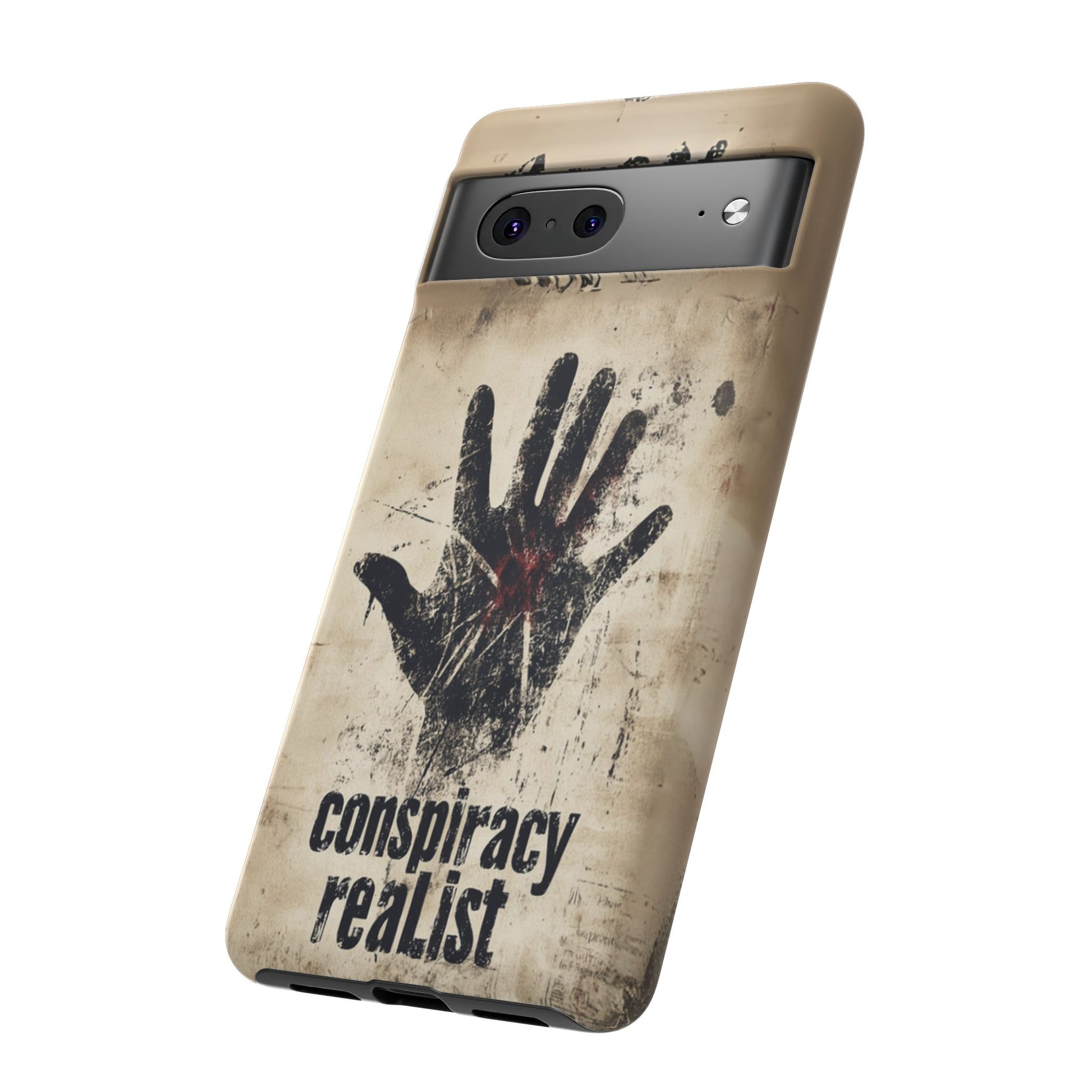 Conspiracy Theories Paranormal Mystery UFO X-Files Inspired Ghostly Hand Conspiracy Realist Cryptid iPhone 13 14 15 16 Pro Max Galaxy Pixel