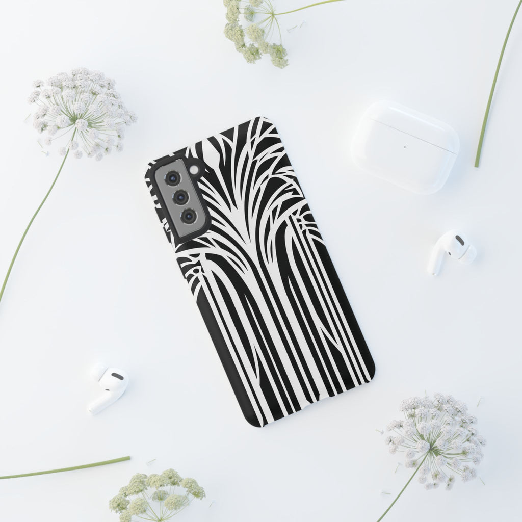 Blank White Art Deco Palm Tree Phone Case Design Lempicka Frank Lloyd Wright Prairie Style Stylish iphone 13 14 15 16 Pro Max Plus Galaxy