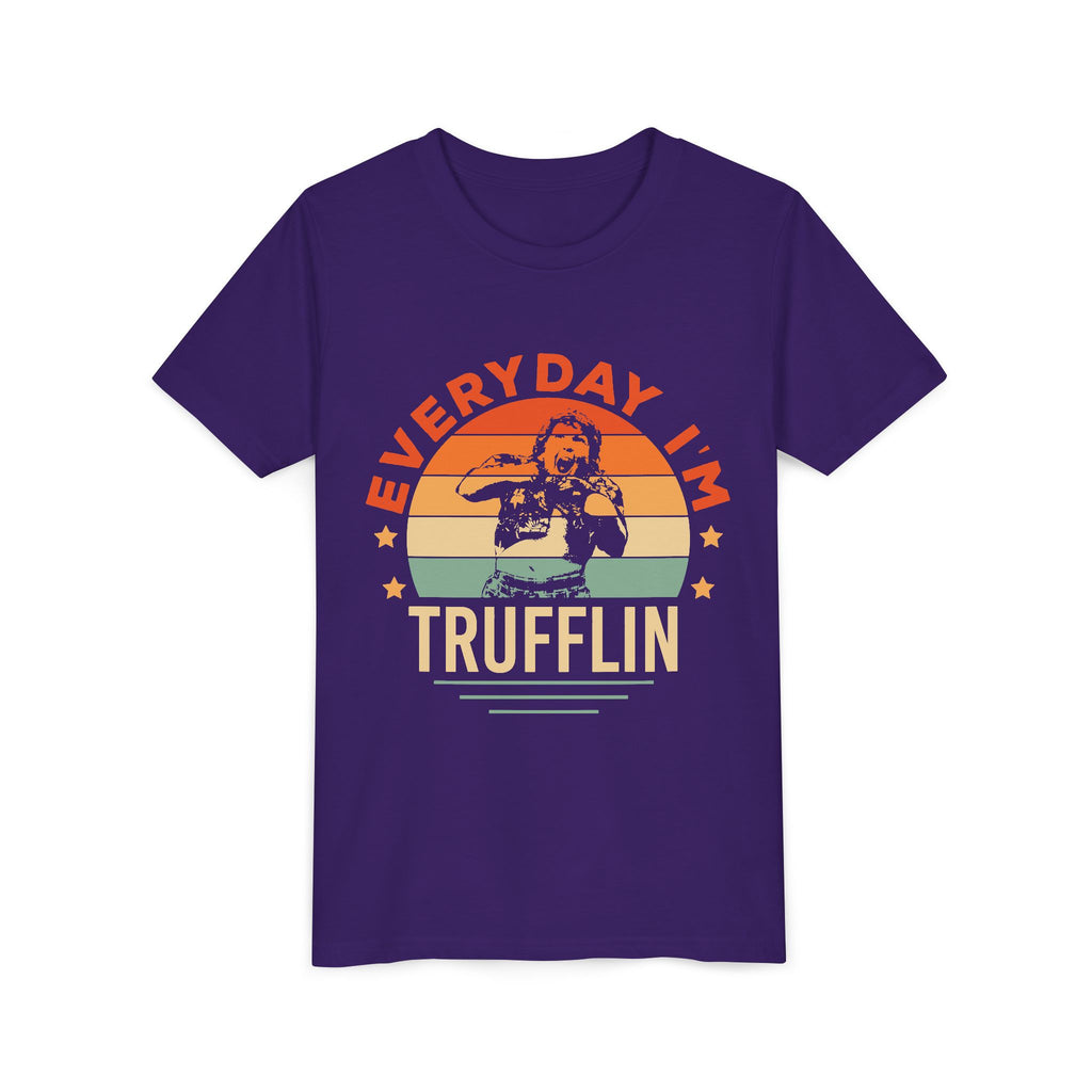 Truffle Shuffle Inspired Youth T-Shirt, The Goonies Inspired Youth Graphic Tee, Kids' Movie Themed Tee, Fun Graphic Shirt for Children