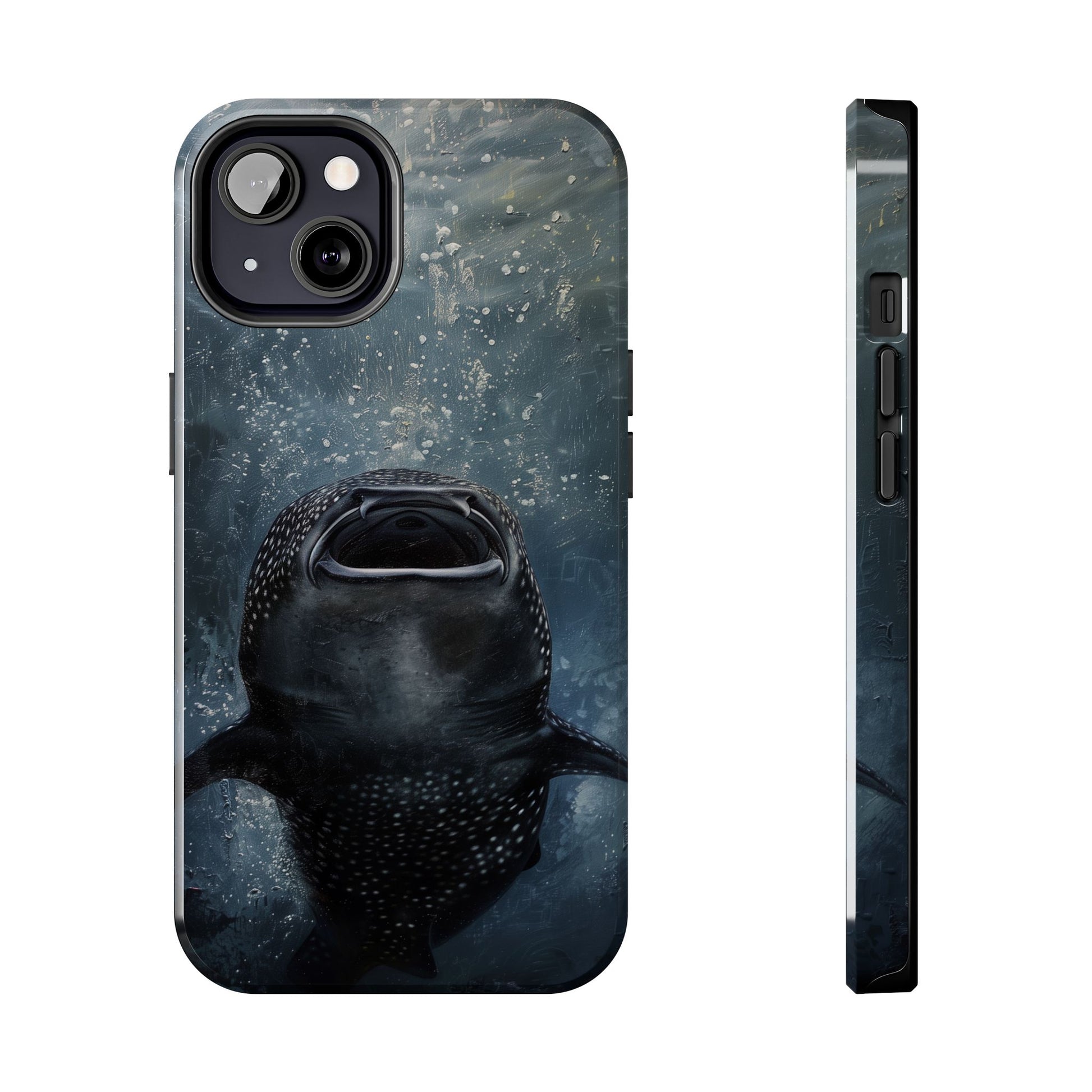 Rising Majesty: Whale Shark Feeding Tough Phone Case
