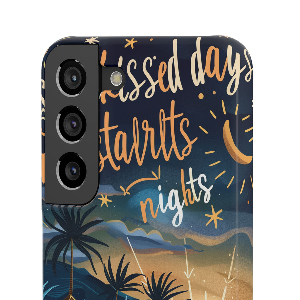 Sun Kissed Days and Starlit Nights Slim Case for Android