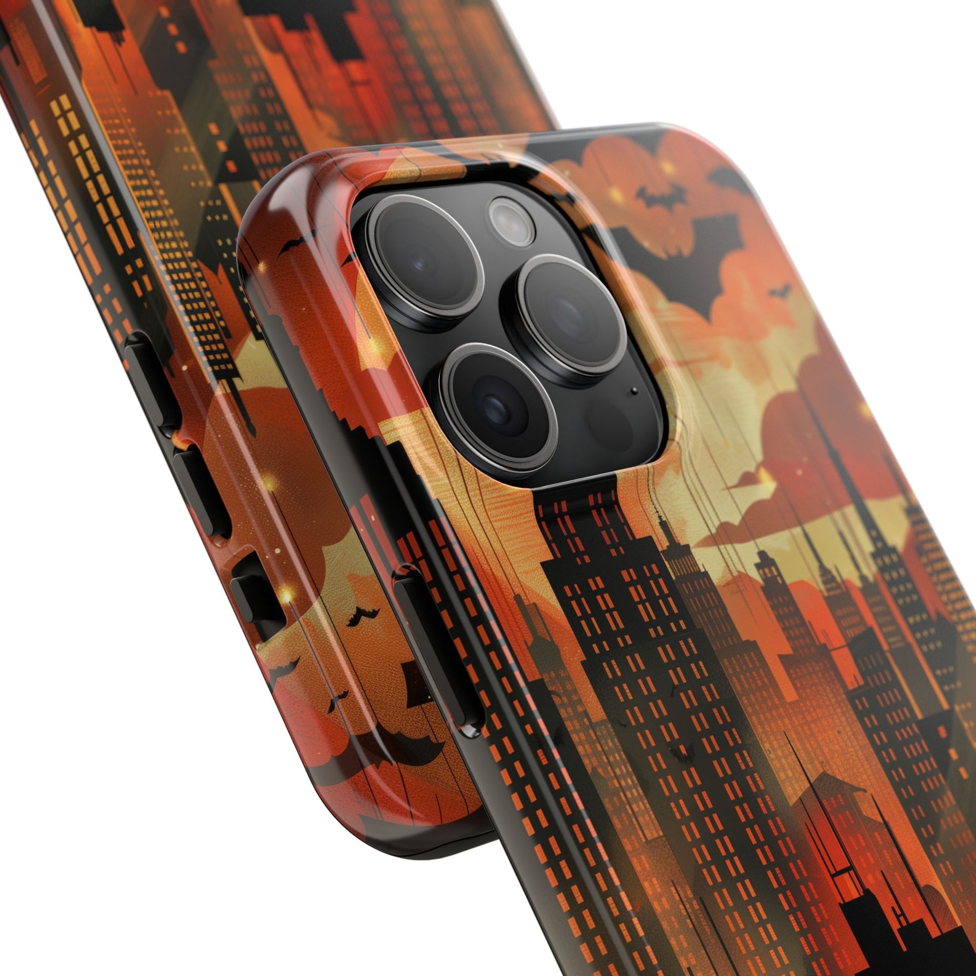 Batman Inspired Phone Case - Gotham Art Deco Style - Comic Book Hero Phone Cover - Unique Superhero Accessory